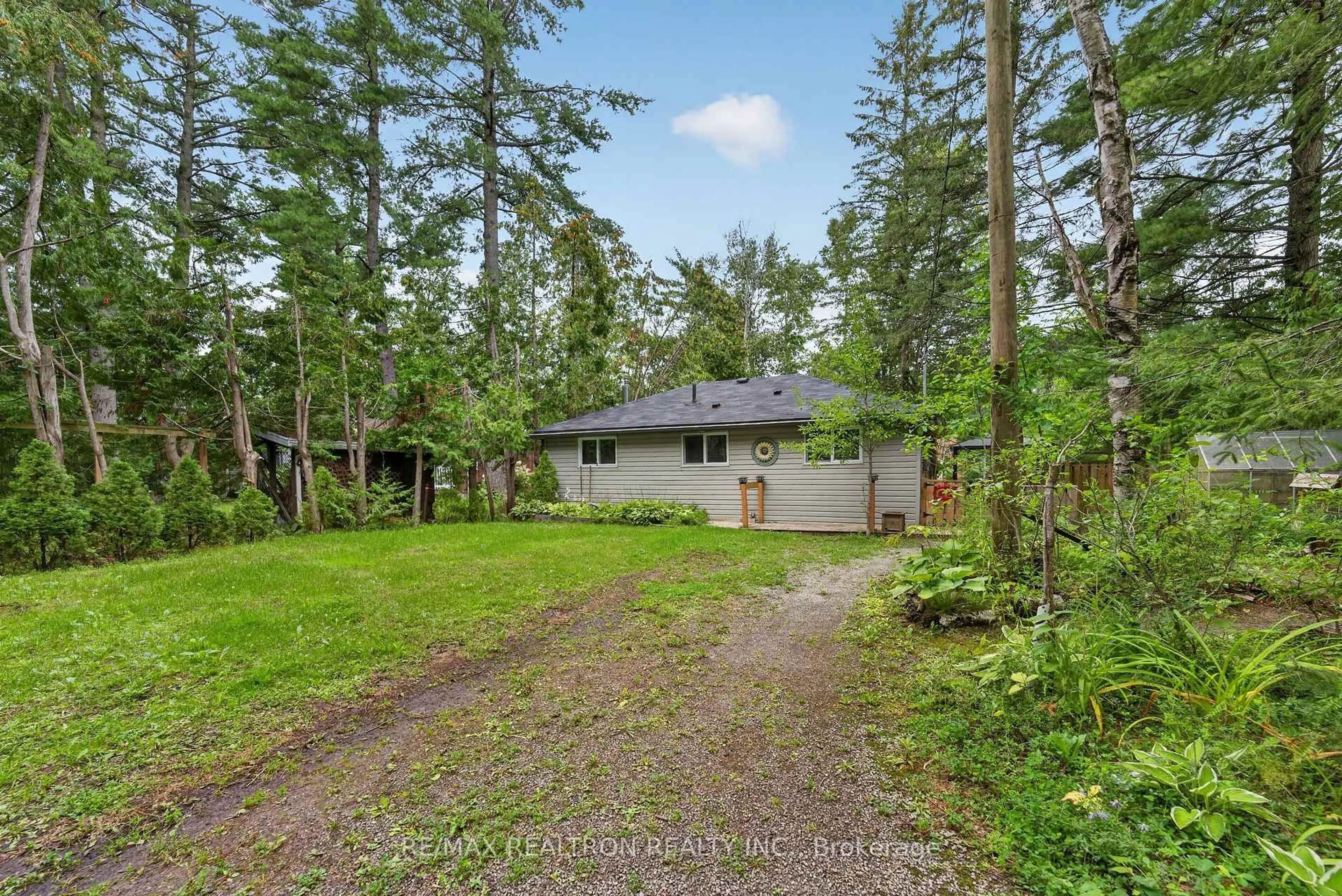A pic from outside/outdoor area/front of a property/back of a property/a pic from drone, forest/trees view for 179 Stanley Rd, Kawartha Lakes Ontario K0M 2T0