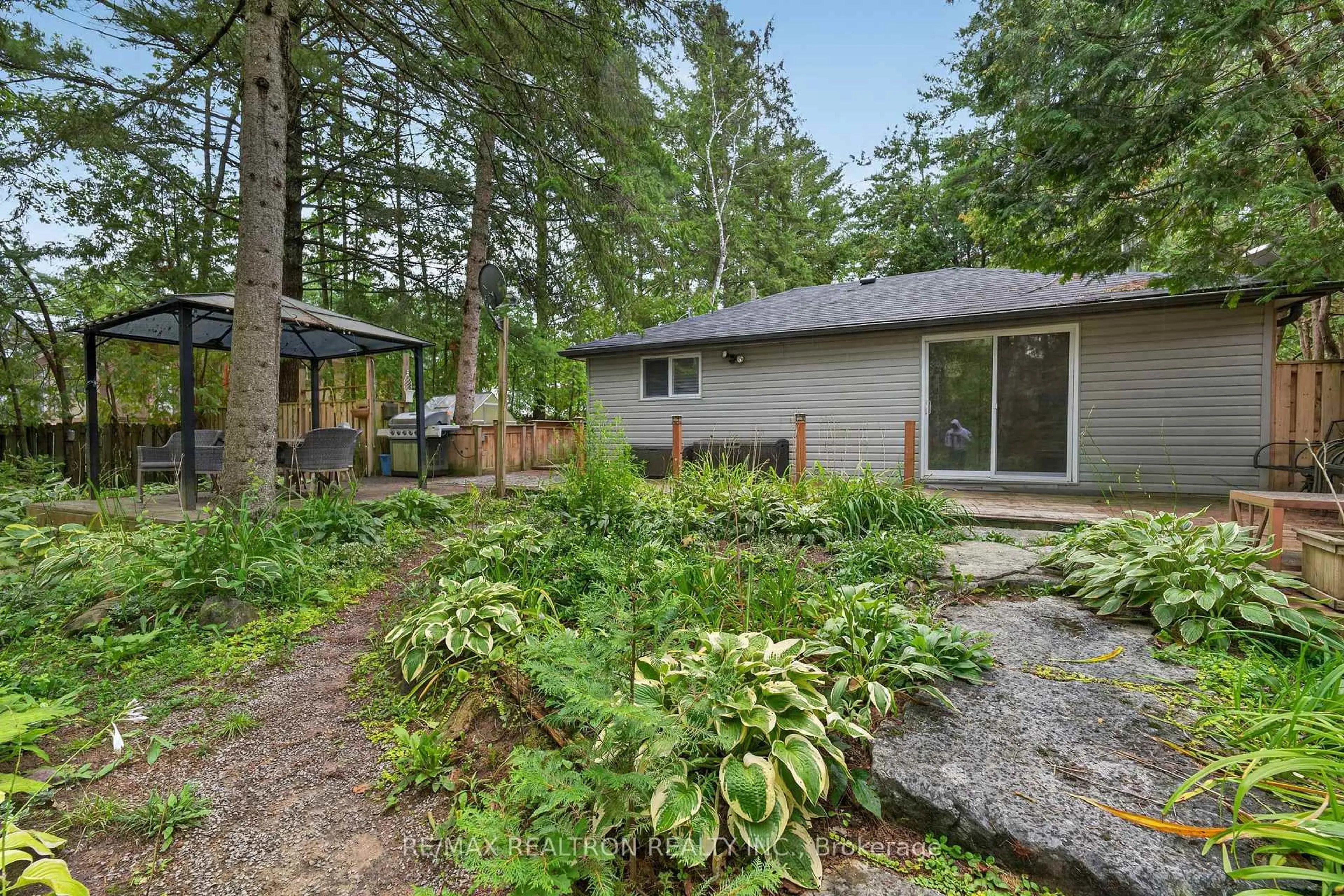 Patio, forest/trees view for 179 Stanley Rd, Kawartha Lakes Ontario K0M 2T0