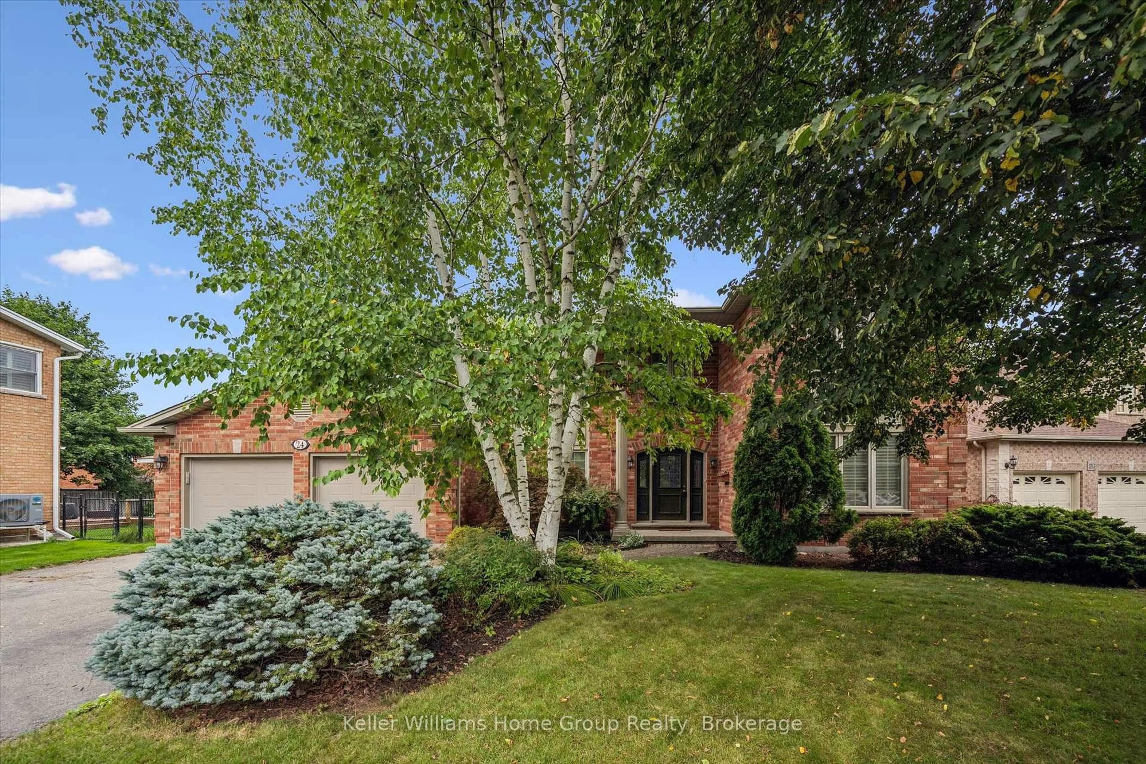 Home with brick exterior material, street for 24 Fieldstone Rd, Guelph Ontario N1L 1B4