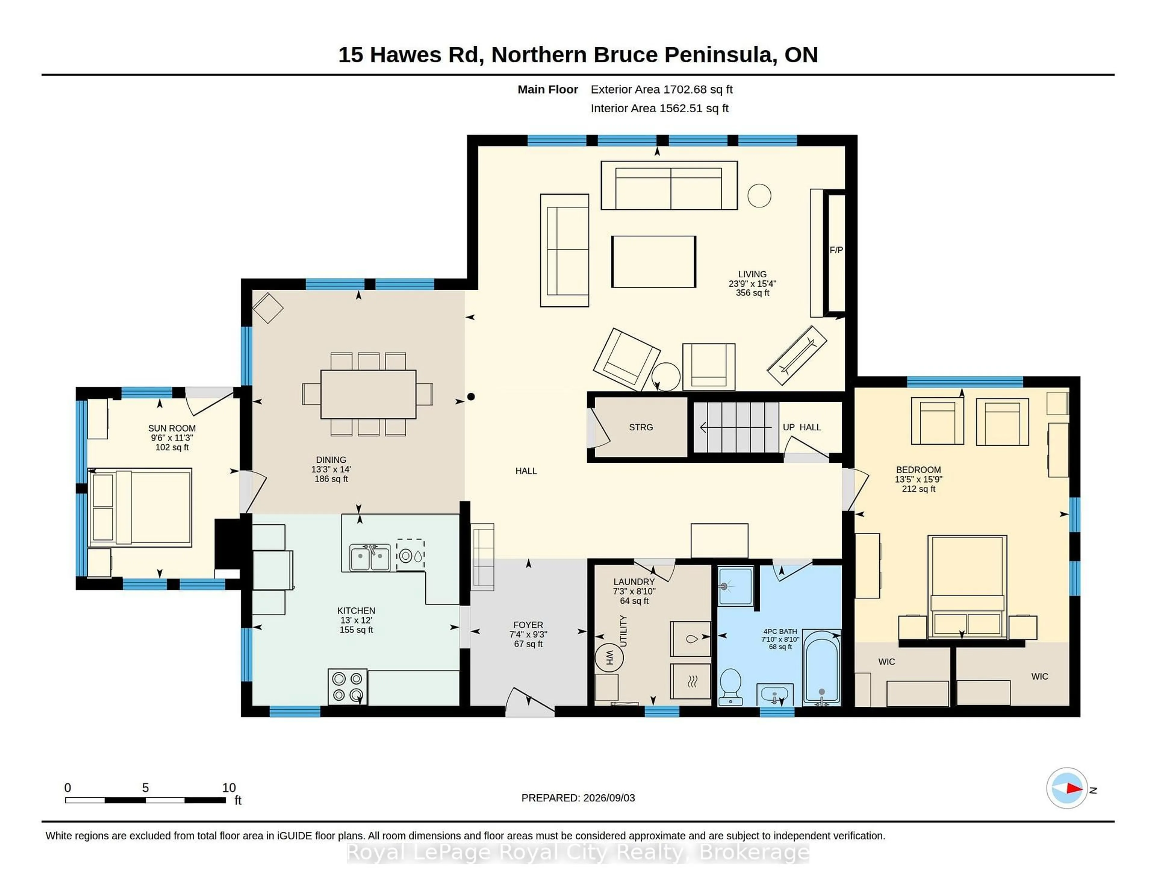 Floor plan for 15 Hawes Rd, Northern Bruce Peninsula Ontario N0H 1W0