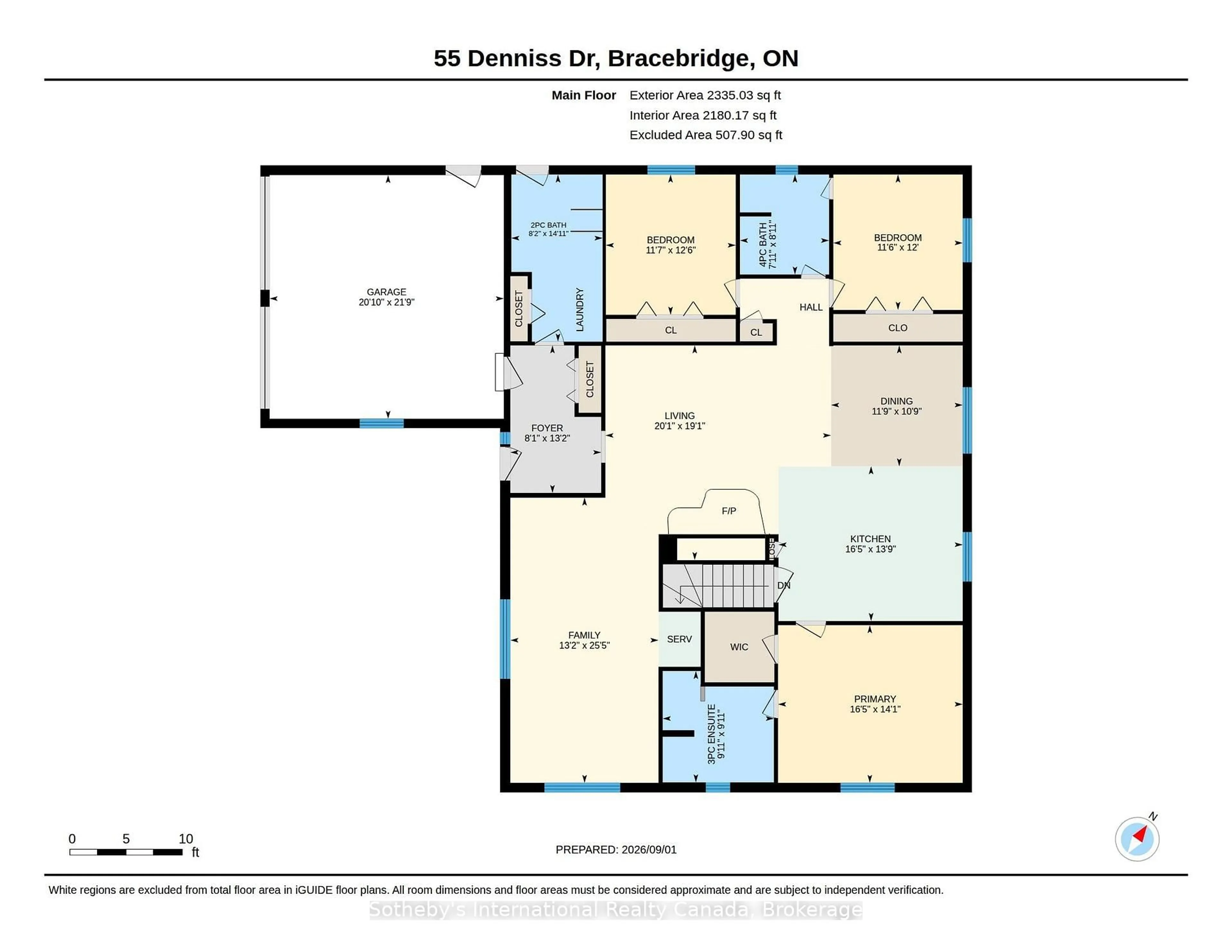Floor plan for 55 Denniss Dr, Bracebridge Ontario P1L 1W9