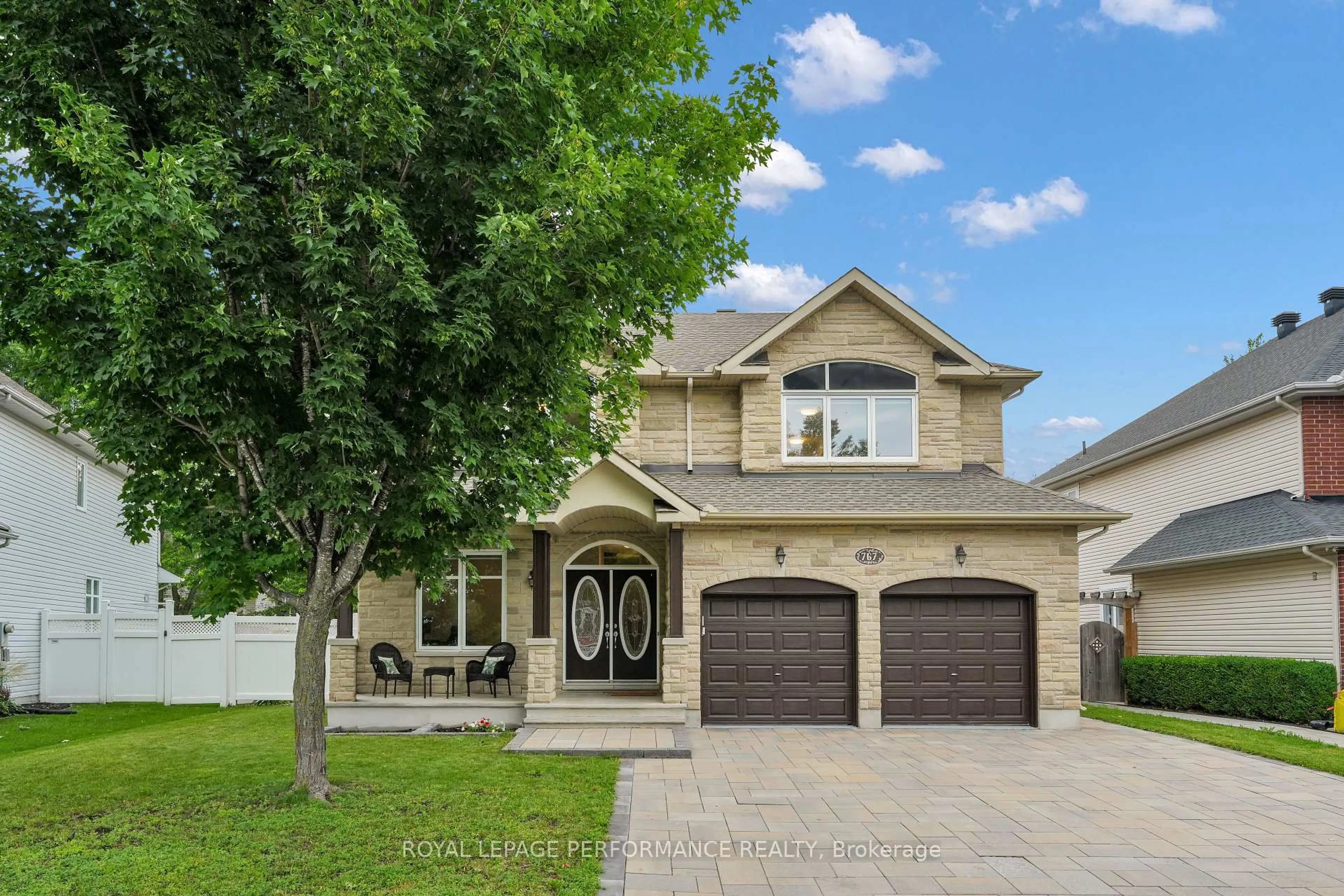 Home with brick exterior material, street for 767 Long Point Circ, Ottawa Ontario K1T 4H5