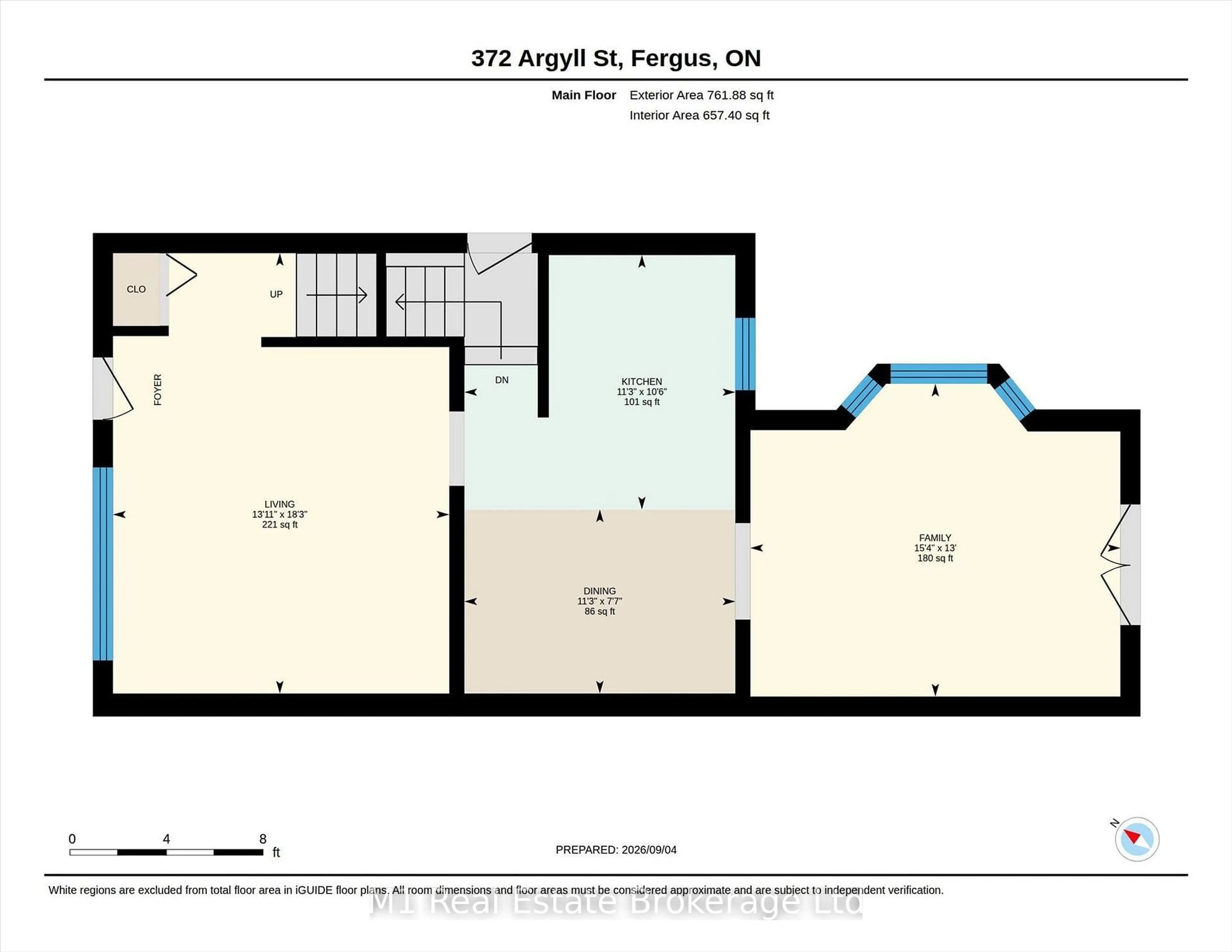 Floor plan for 372 Argyll St, Centre Wellington Ontario N1M 2Y3