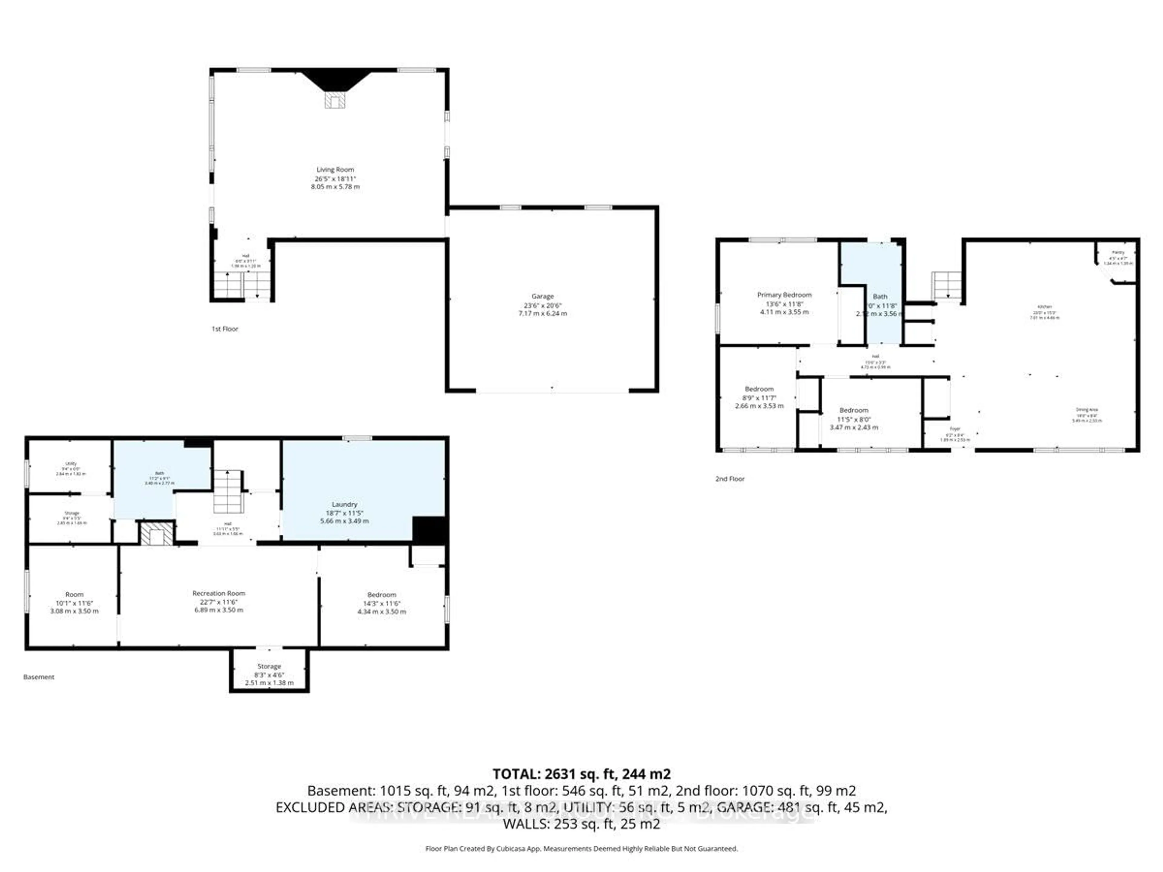 Floor plan for 24 Church St, Norwich Ontario N0J 1C0