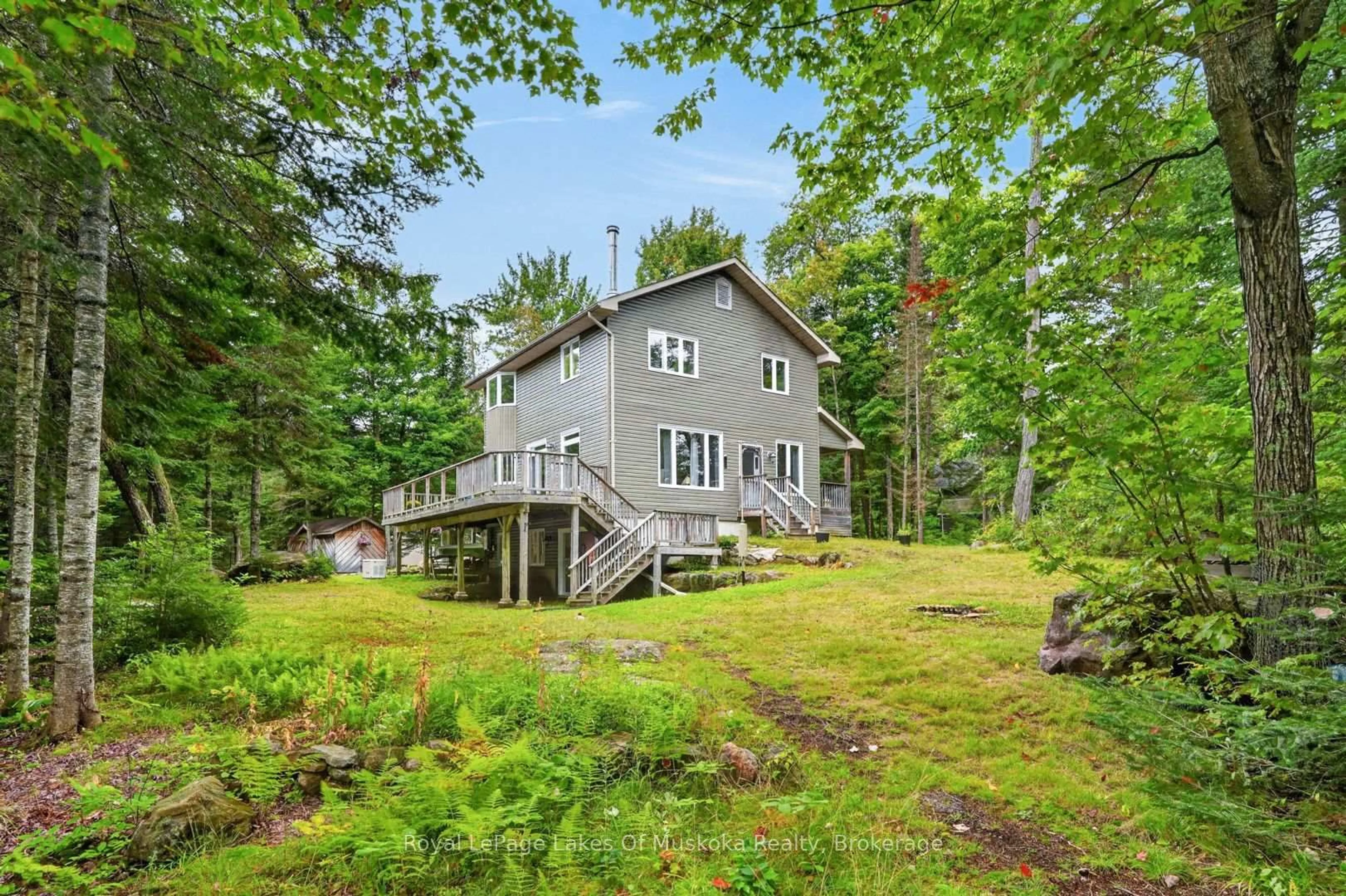 Patio, water/lake/river/ocean view for 49 Wolf Tr #16, Perry Ontario P0A 1R0