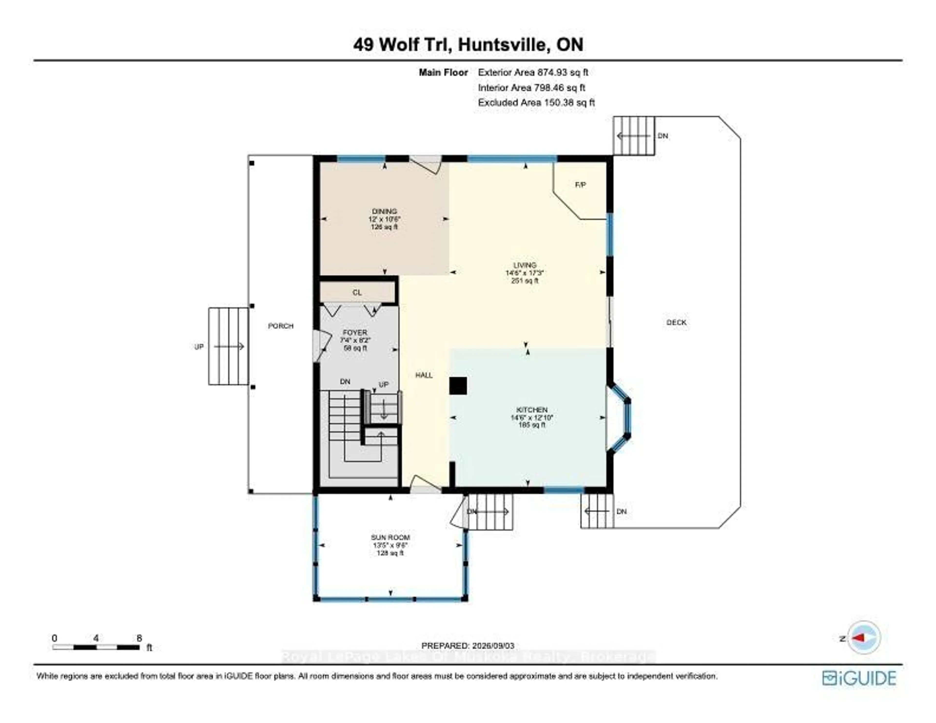 Floor plan for 49 Wolf Tr #16, Perry Ontario P0A 1R0