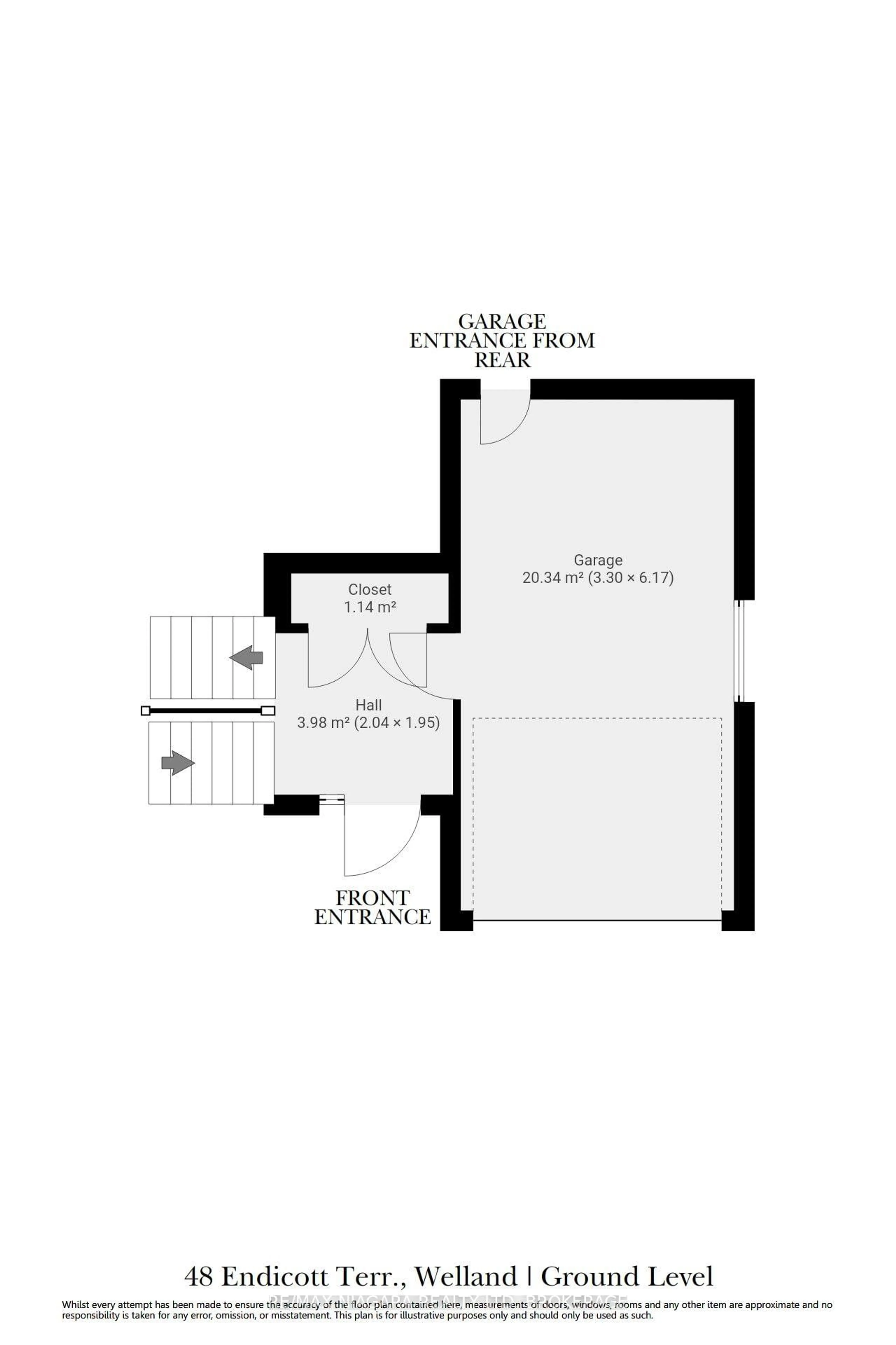 Floor plan for 48 Endicott Terr, Welland Ontario L3C 5R8