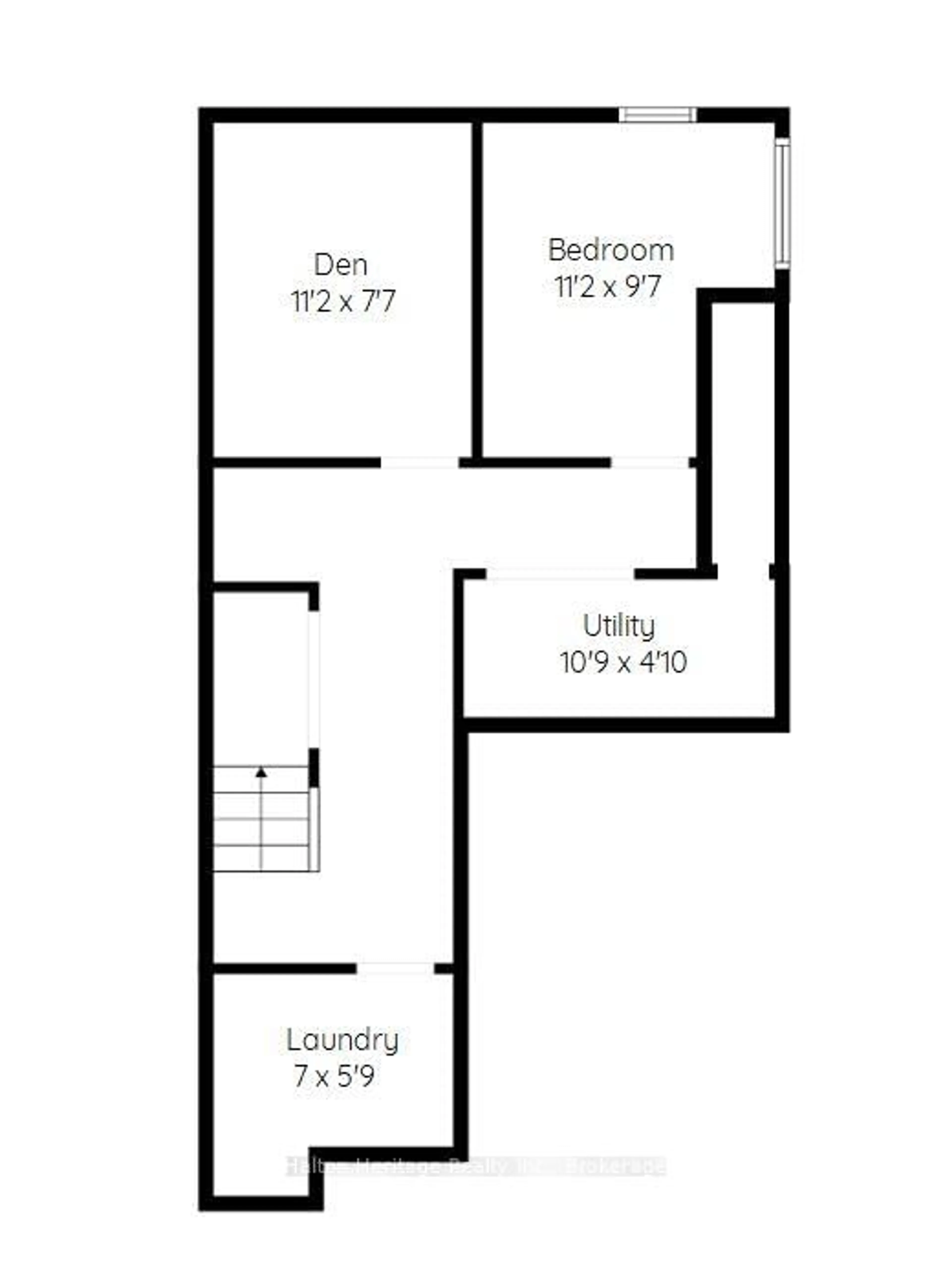 Floor plan for 15 Derby St #5, Hamilton Ontario L8W 3T3