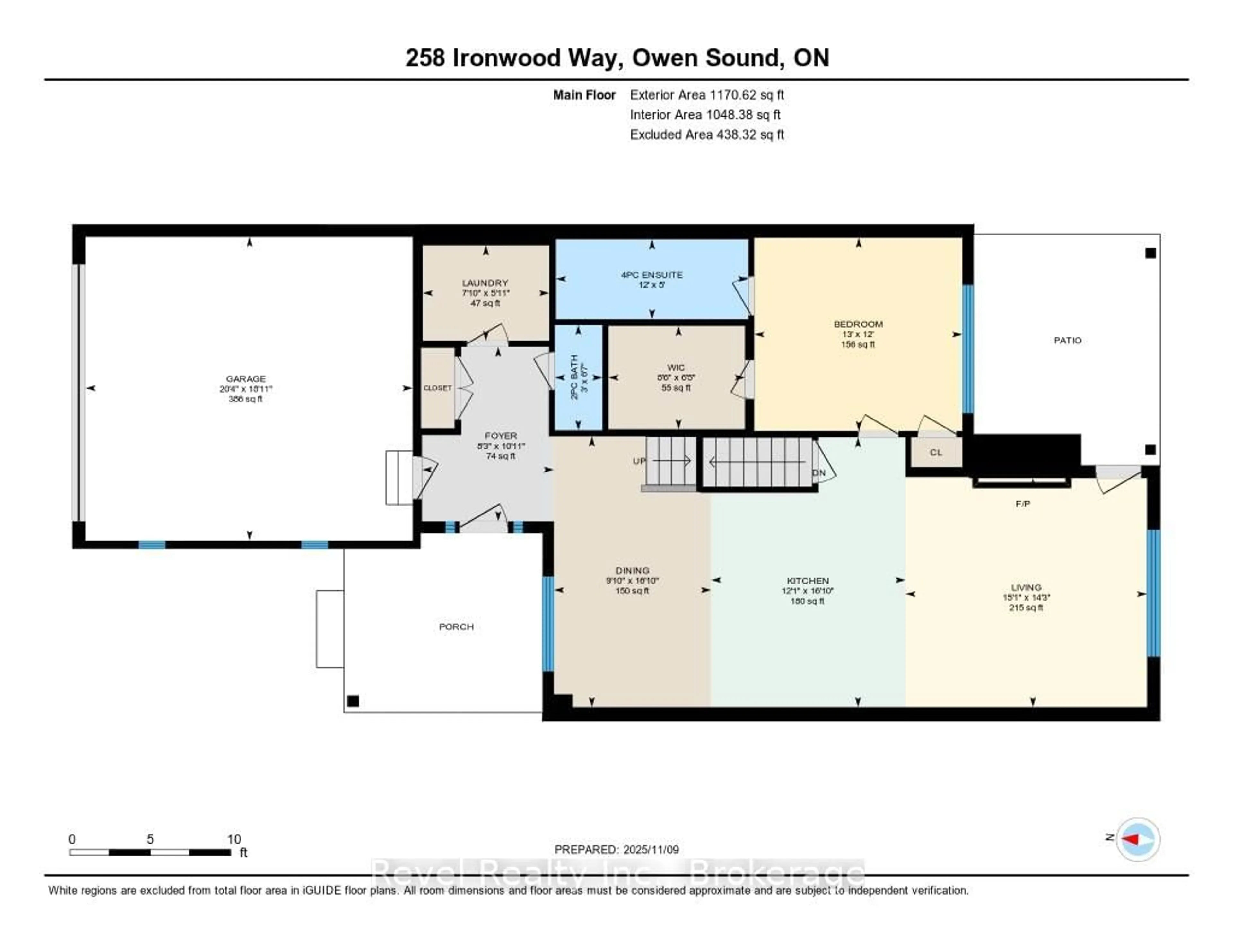 Floor plan for 258 Ironwood Way, Georgian Bluffs Ontario N0H 1S0