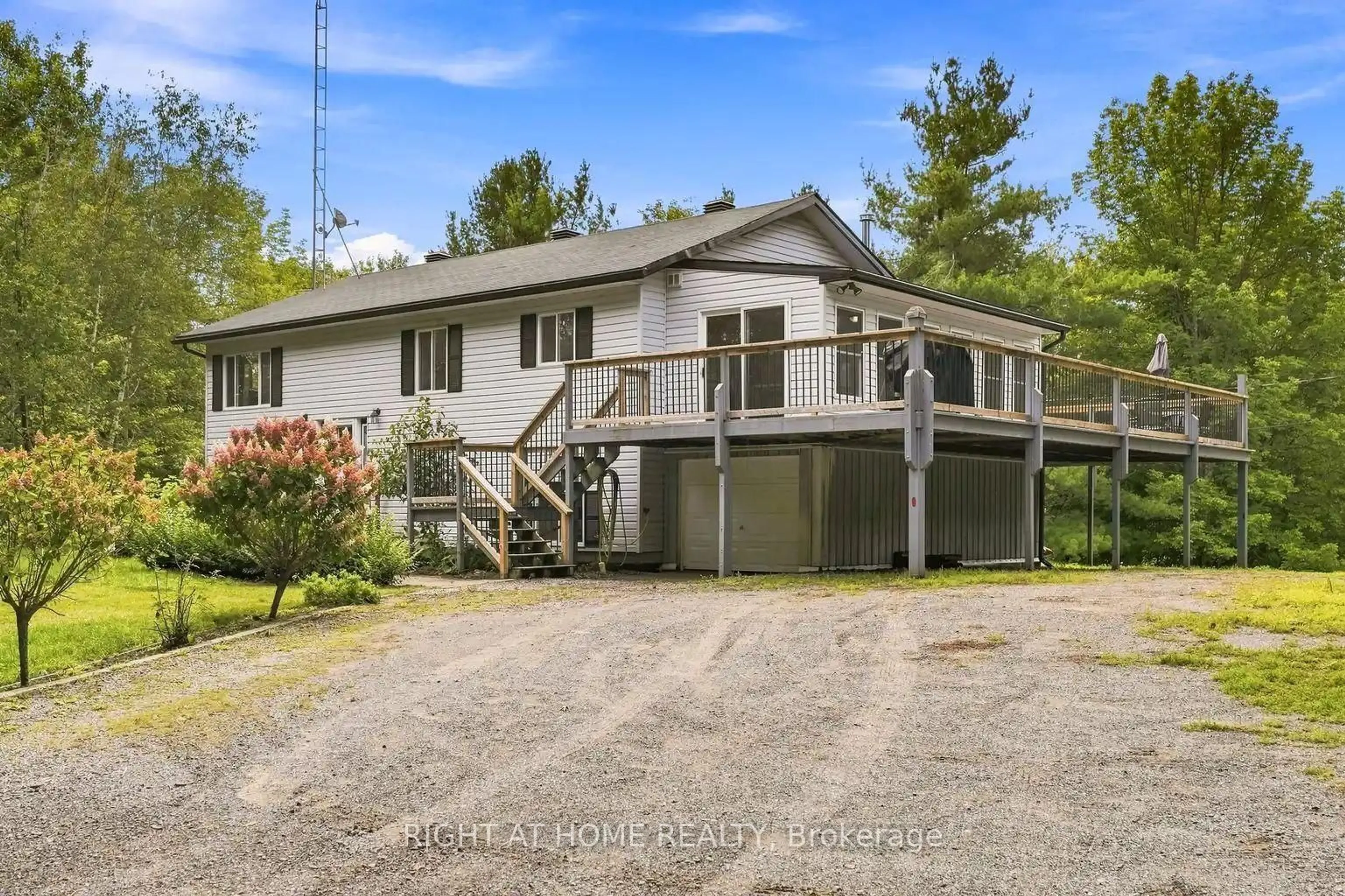 A pic from outside/outdoor area/front of a property/back of a property/a pic from drone, unknown for 489 Twin Sisters Lake Rd, Limoges Ontario K0K 2M0