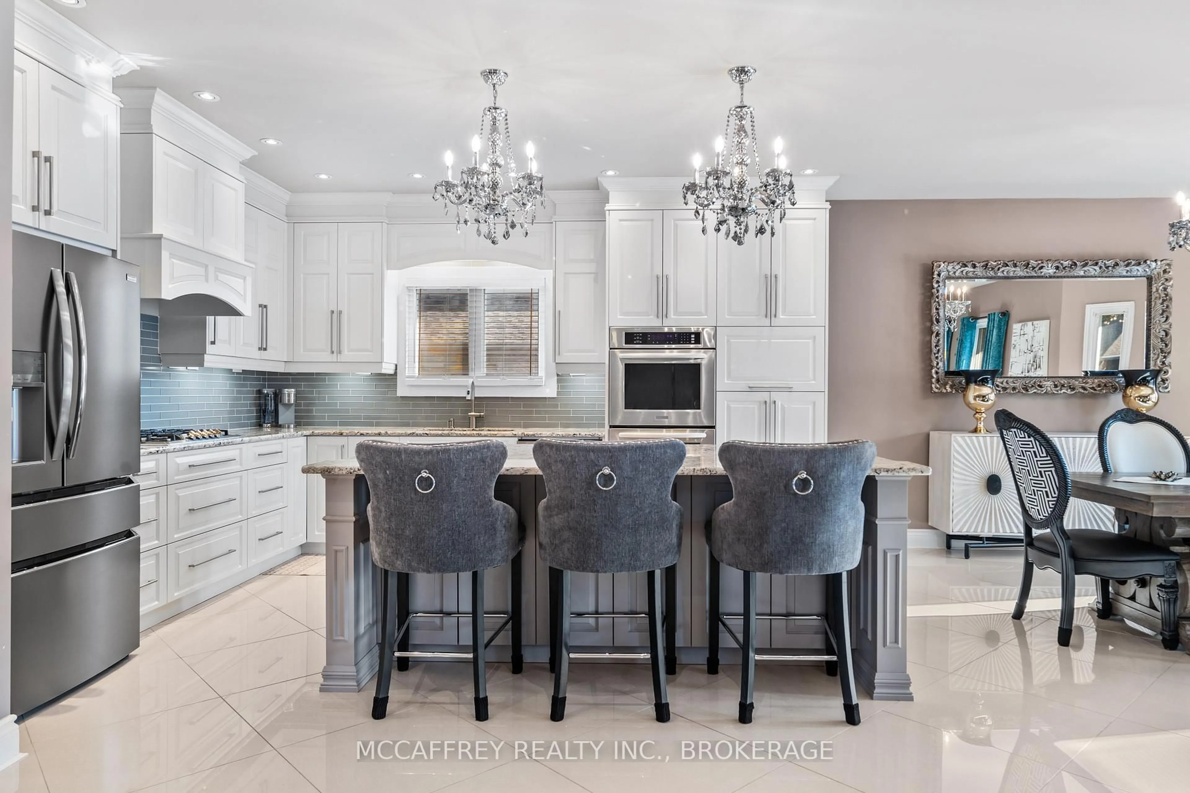 Contemporary kitchen, ceramic/tile floor for 1463 Apollo Terr, Kingston Ontario K7P 3K5
