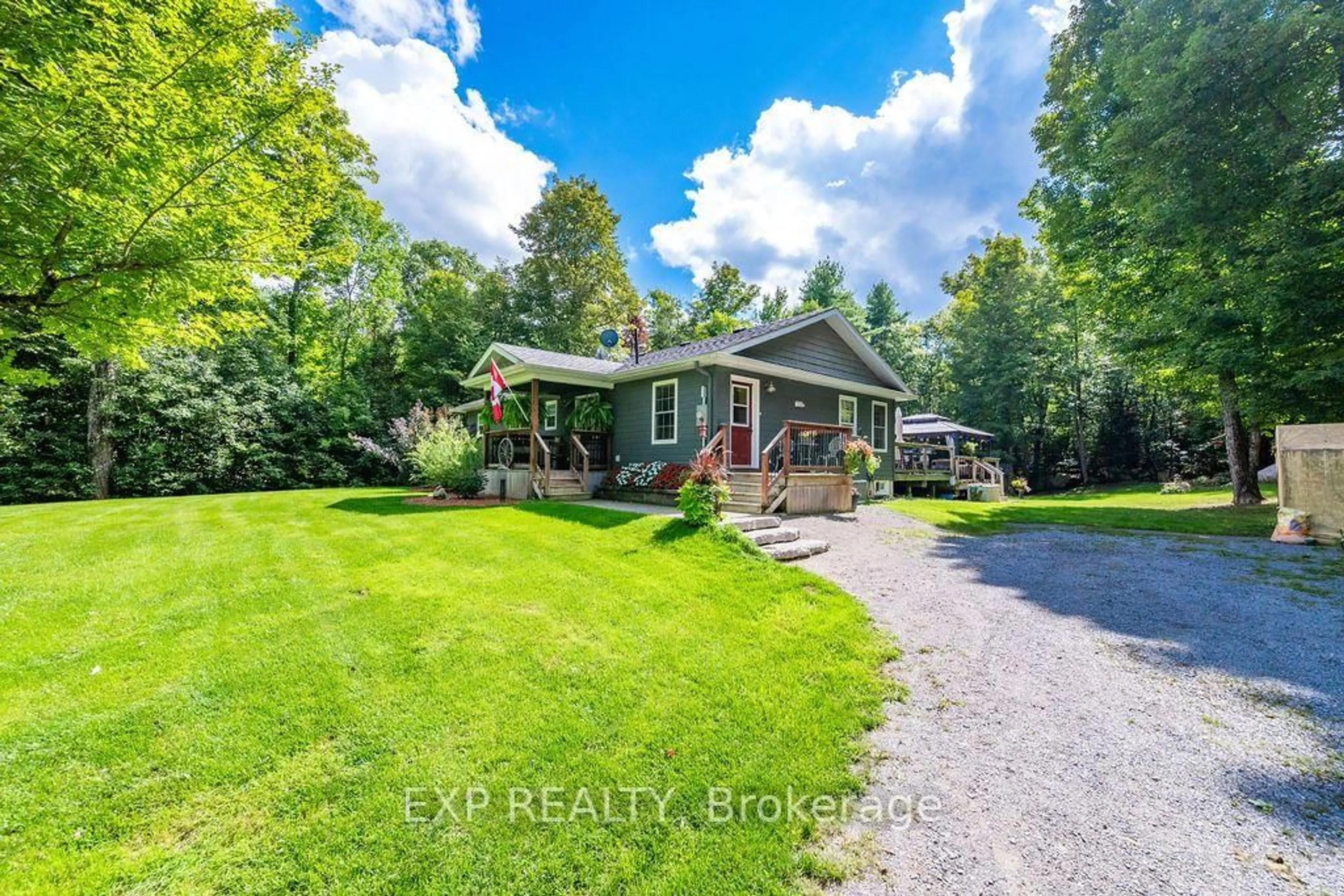 A pic from outside/outdoor area/front of a property/back of a property/a pic from drone, water/lake/river/ocean view for 61 Rosebrugh Rd, Renfrew Ontario K7V 3Z9