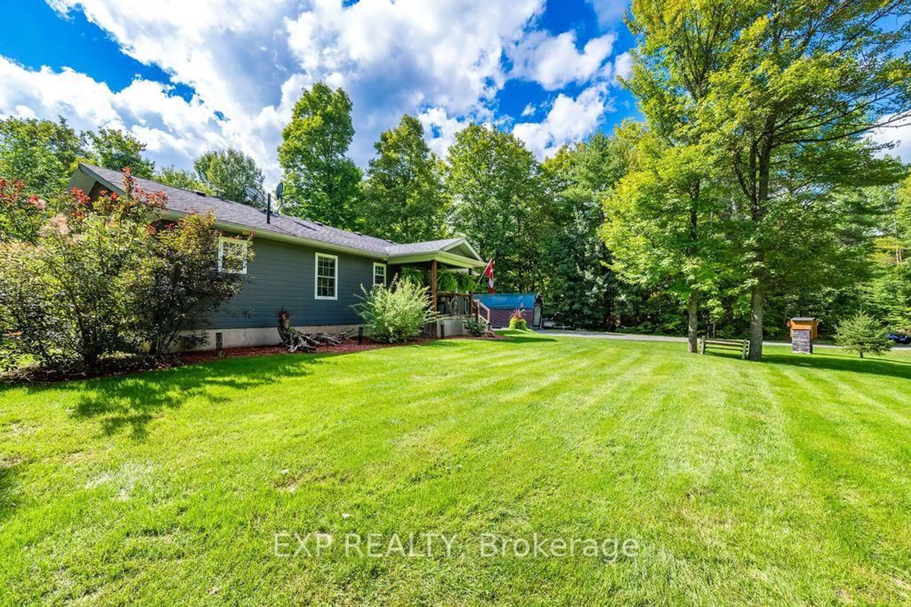 A pic from outside/outdoor area/front of a property/back of a property/a pic from drone, forest/trees view for 61 Rosebrugh Rd, Renfrew Ontario K7V 3Z9