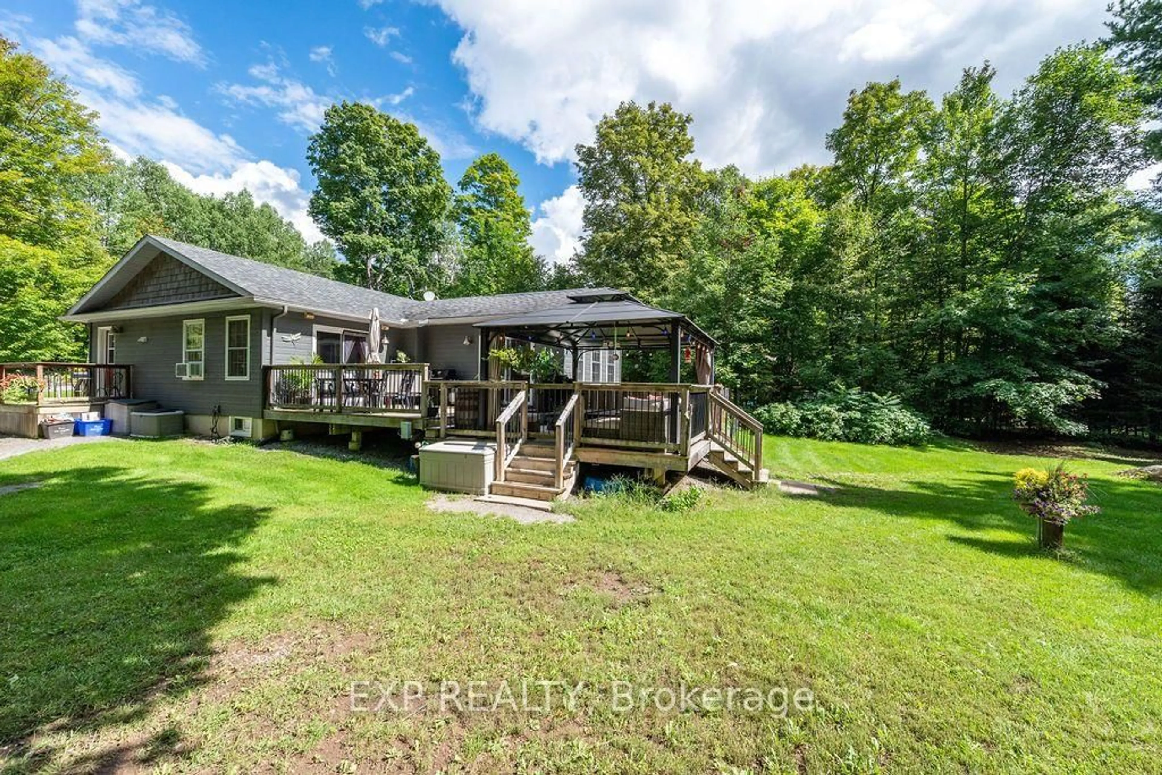 A pic from outside/outdoor area/front of a property/back of a property/a pic from drone, water/lake/river/ocean view for 61 Rosebrugh Rd, Renfrew Ontario K7V 3Z9