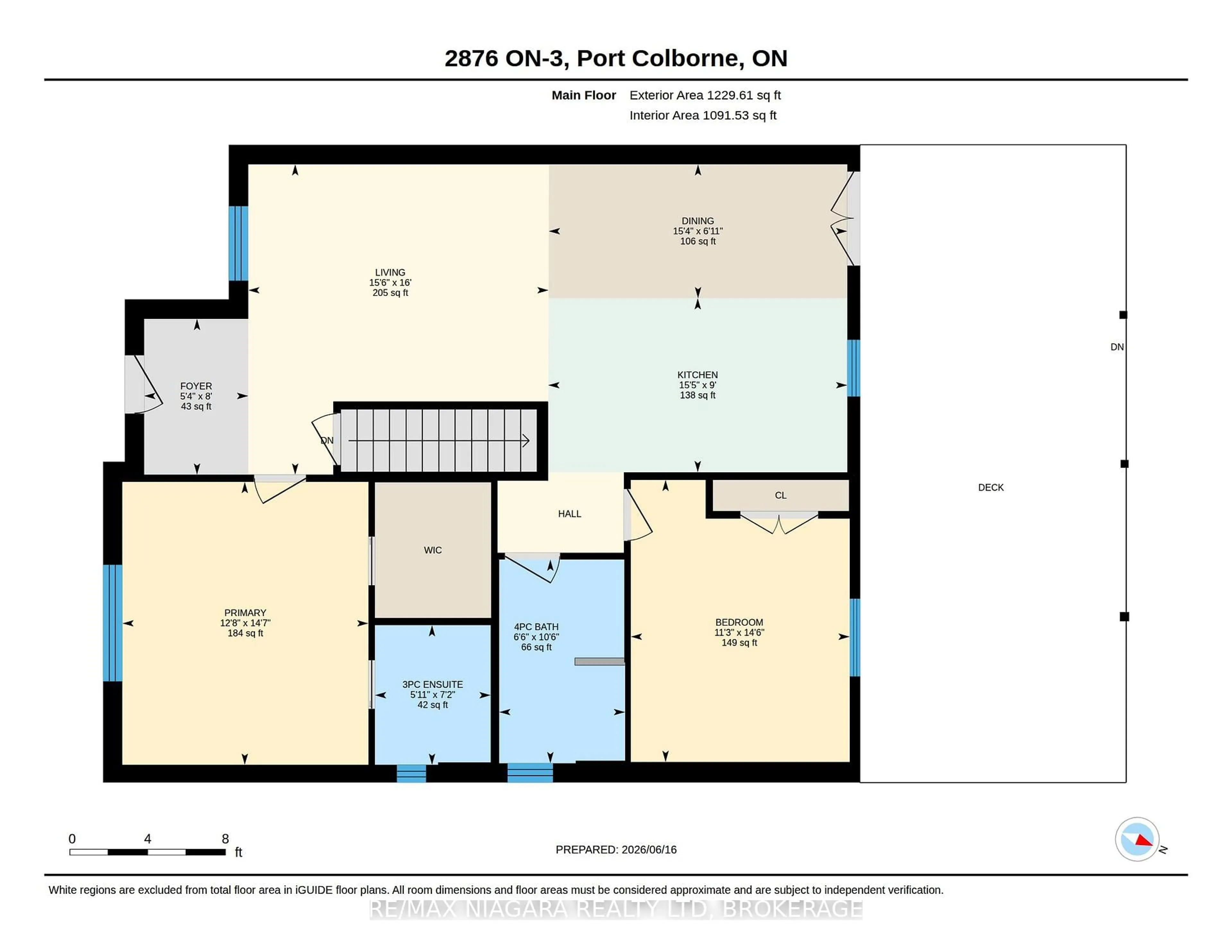 Floor plan for 2876 3 Highway, Port Colborne Ontario L3K 5V3