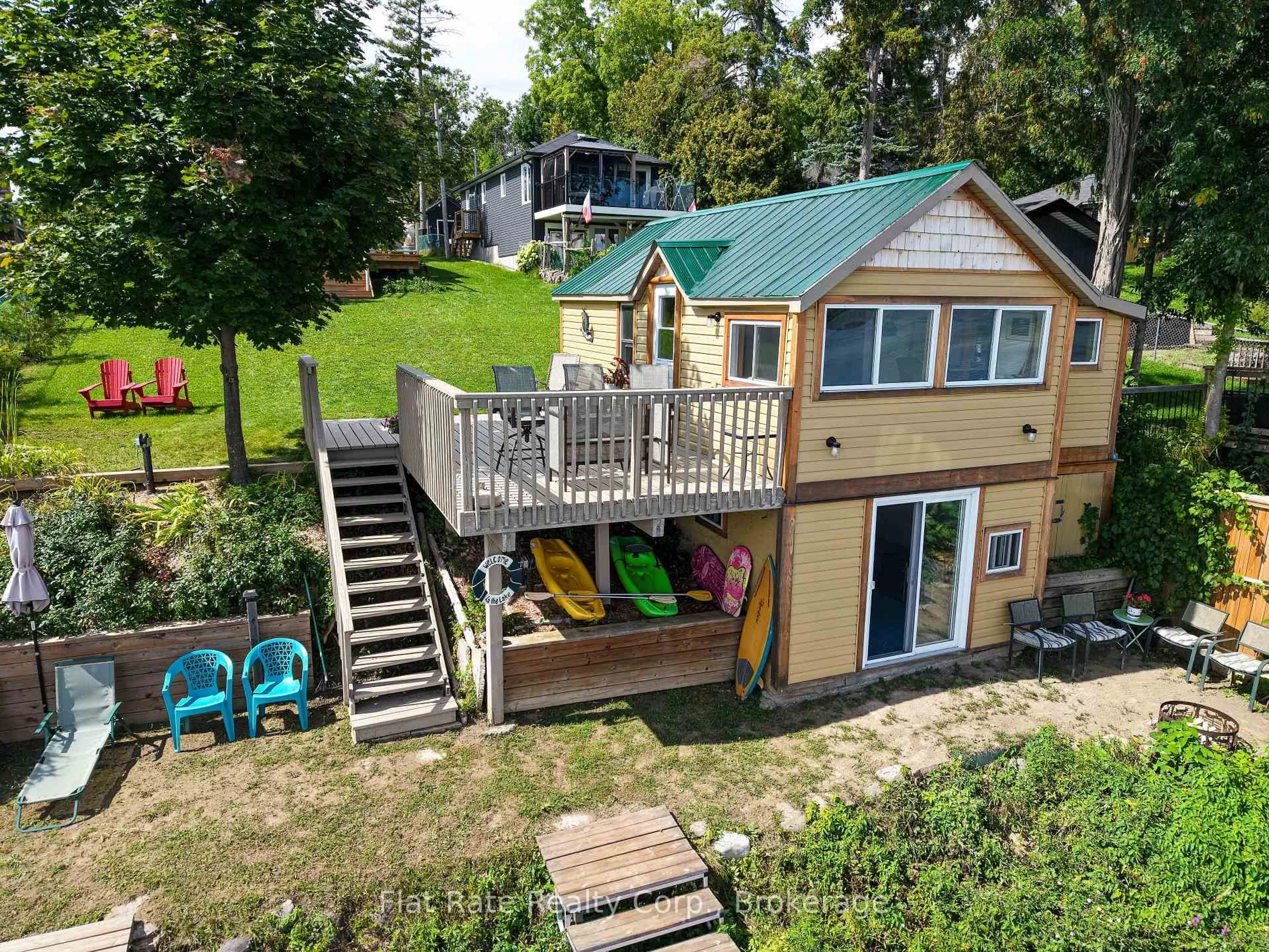 A pic from outside/outdoor area/front of a property/back of a property/a pic from drone, water/lake/river/ocean view for 717 BOLIN Rd, Otonabee-South Monaghan Ontario K0L 2G0