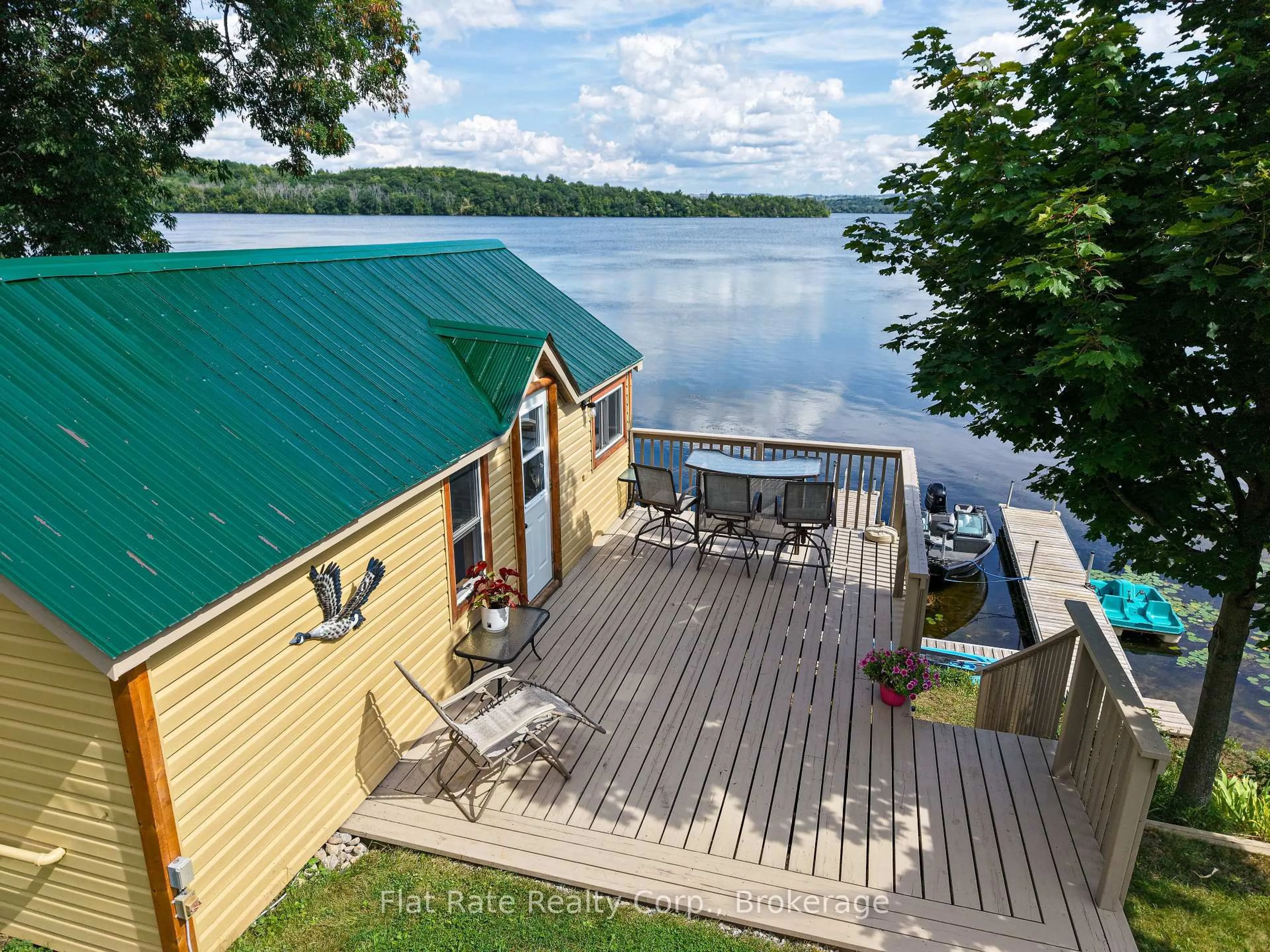 A pic from outside/outdoor area/front of a property/back of a property/a pic from drone, water/lake/river/ocean view for 717 BOLIN Rd, Otonabee-South Monaghan Ontario K0L 2G0