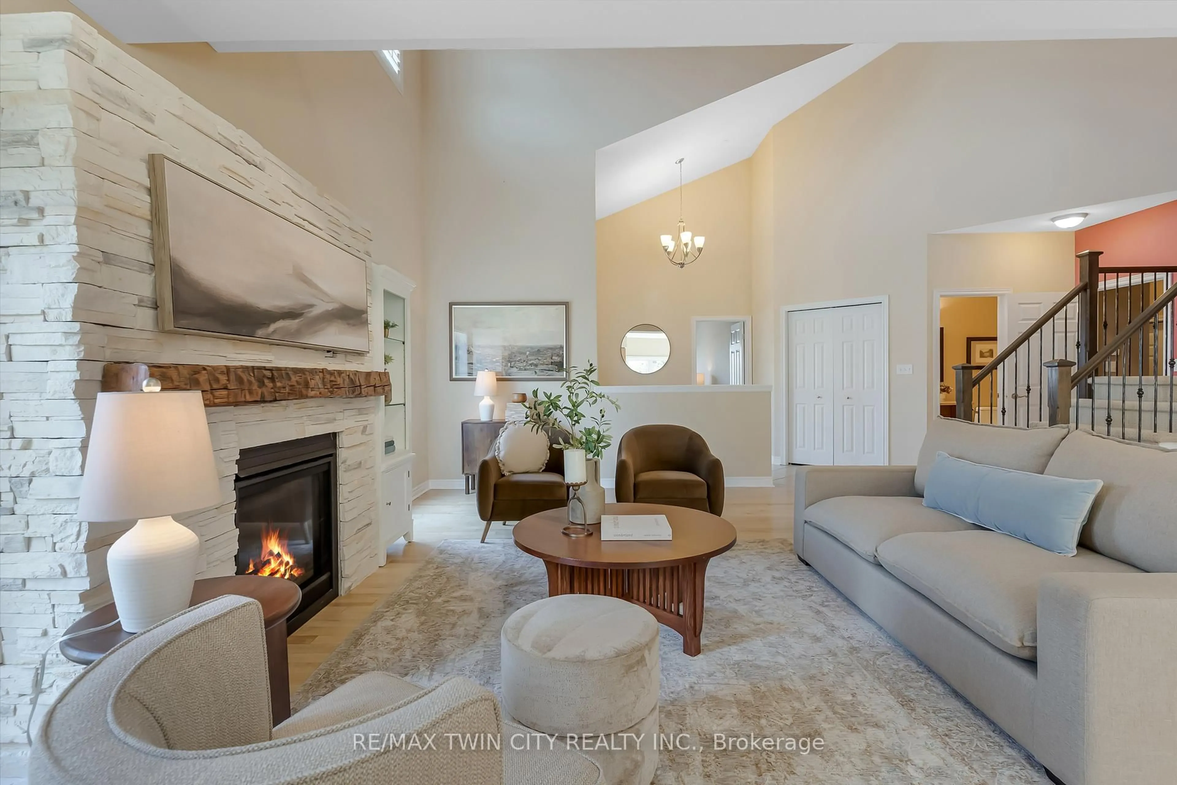 Living room with furniture, unknown for 227 Chestnut Hill Cres, Kitchener Ontario N2P 2X3