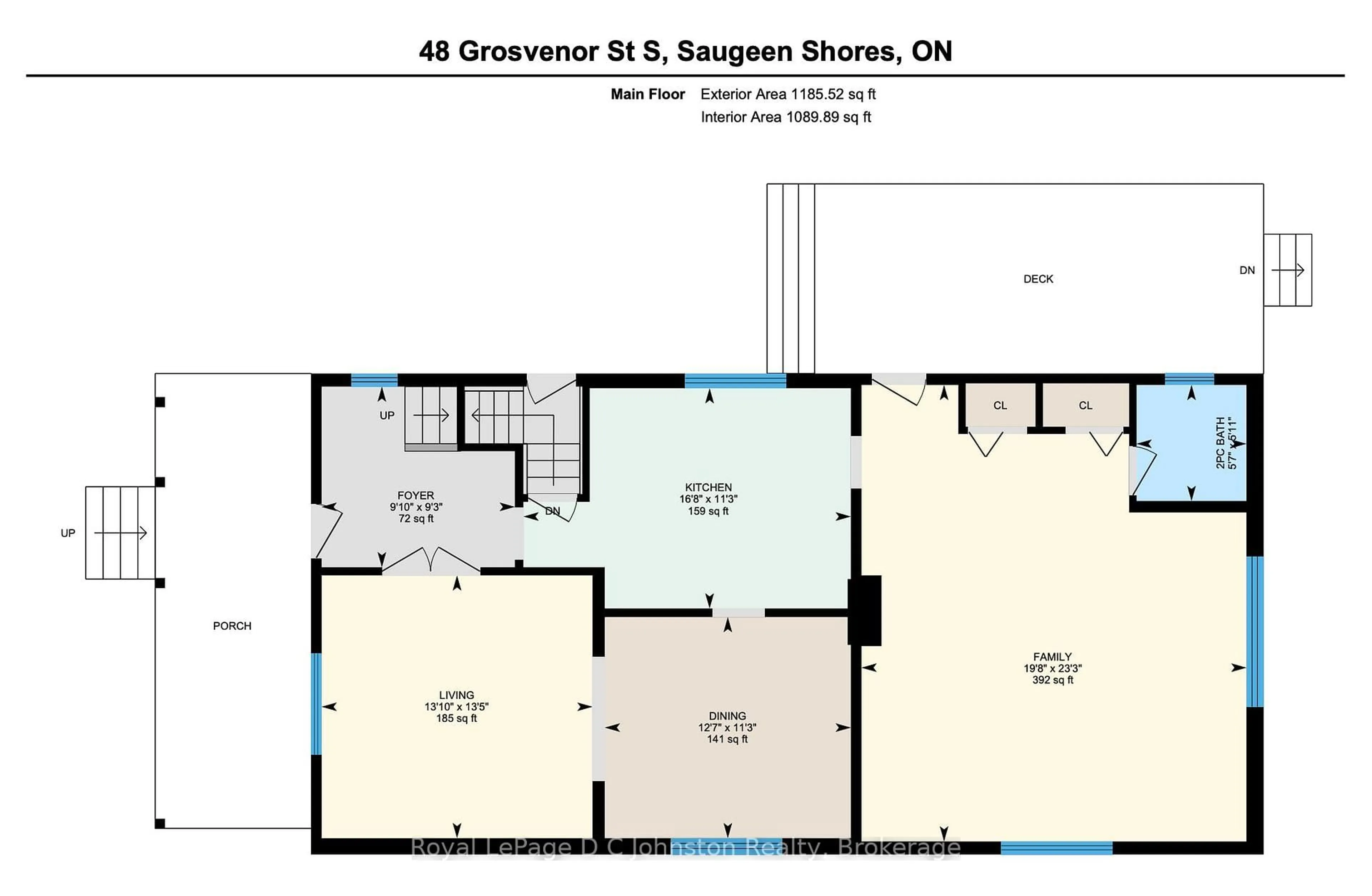 Floor plan for 48 Grosvenor St, Saugeen Shores Ontario N0H 2L0