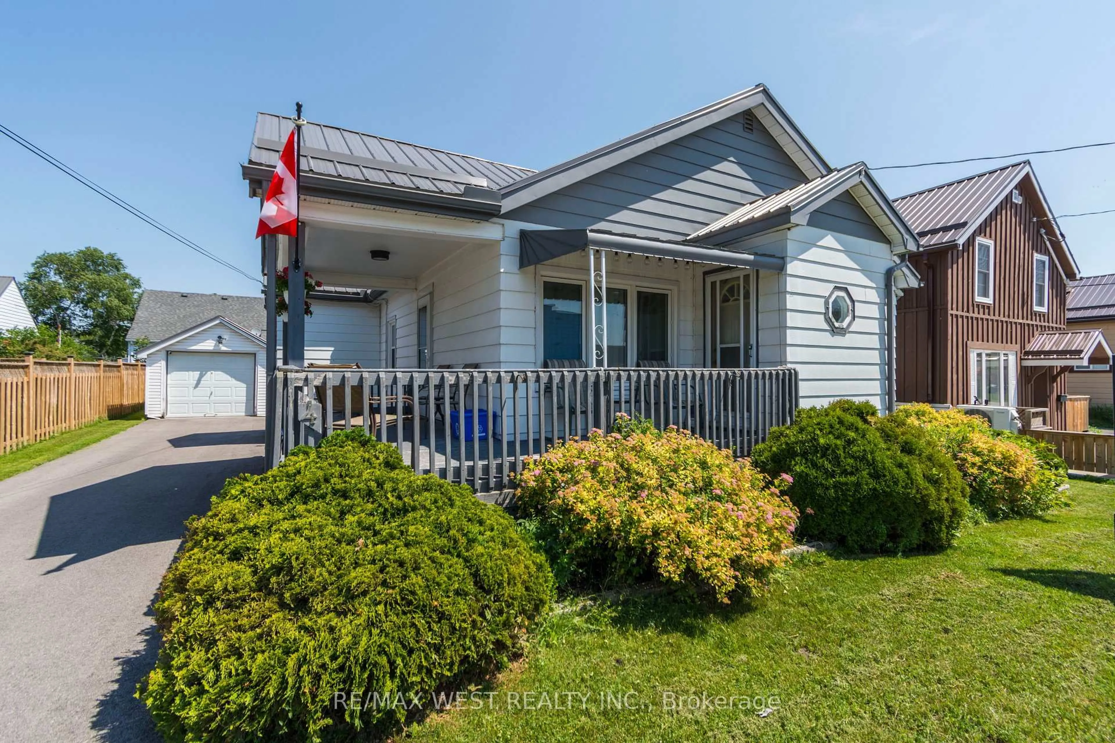 Home with vinyl exterior material, street for 4 George St, Quinte West Ontario K8V 1R1