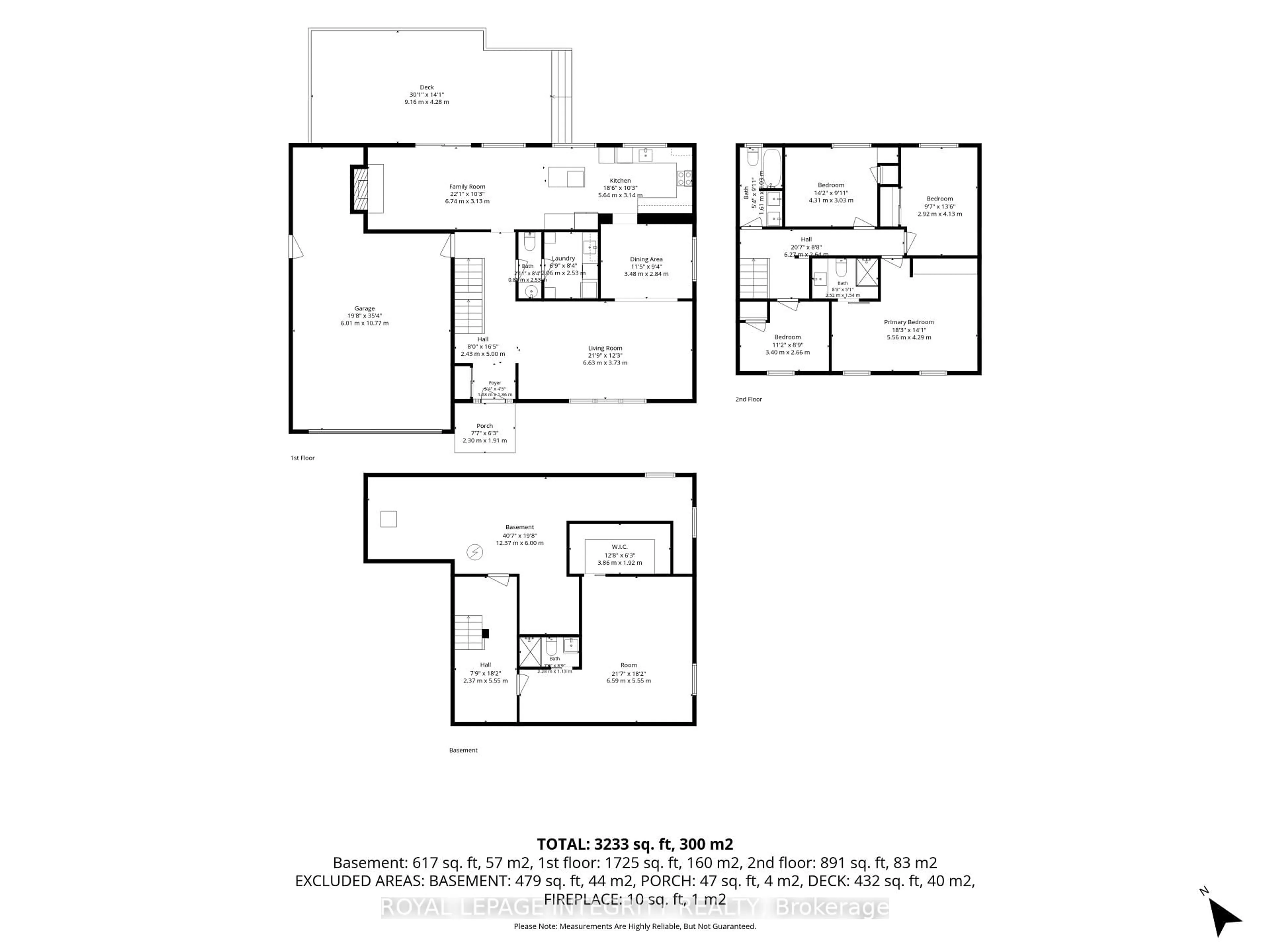 Floor plan for 731 Ludgate Crt, Ottawa Ontario K1J 8K8