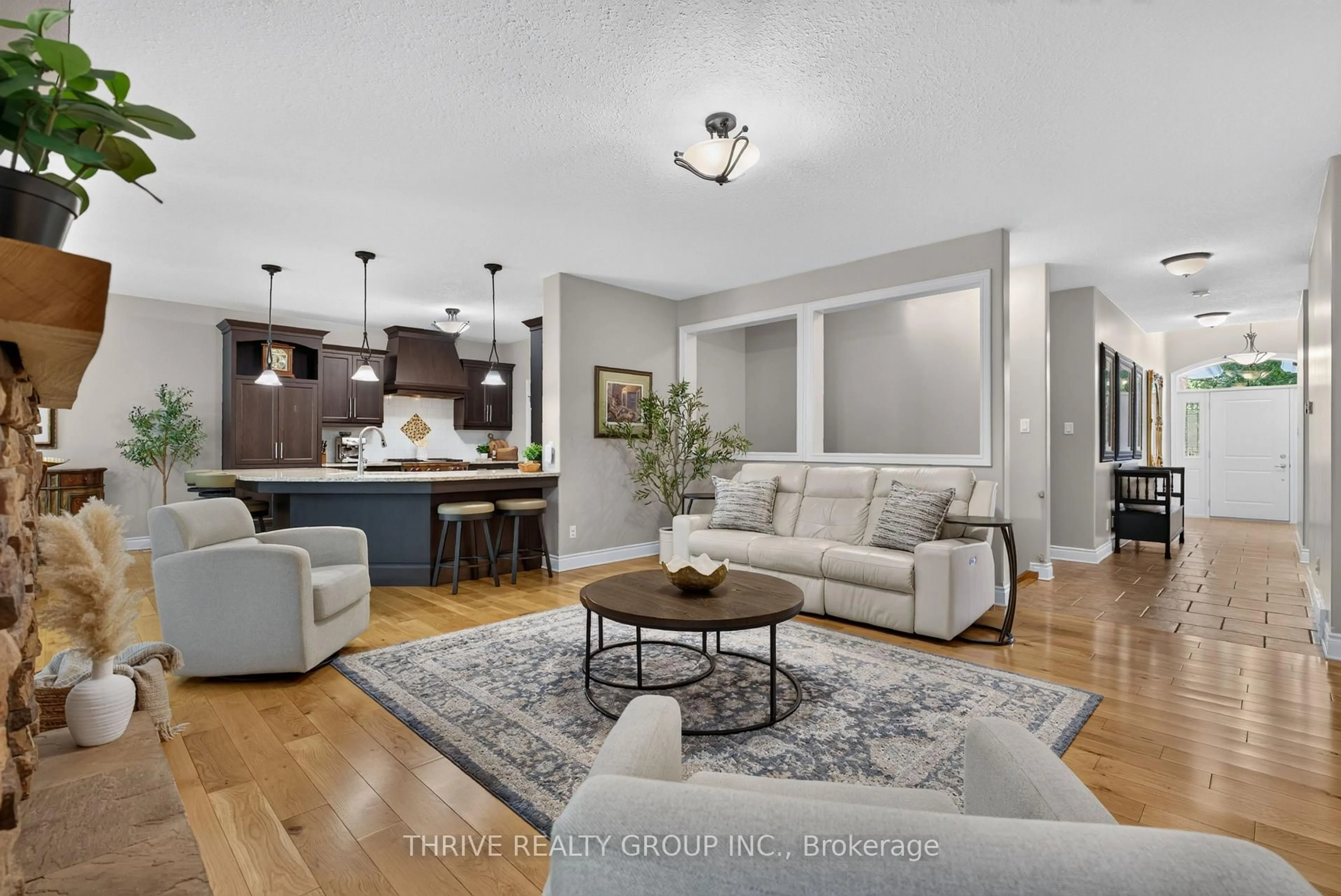 Living room with furniture, unknown for 46 Riness Dr, Thames Centre Ontario N0L 1G3