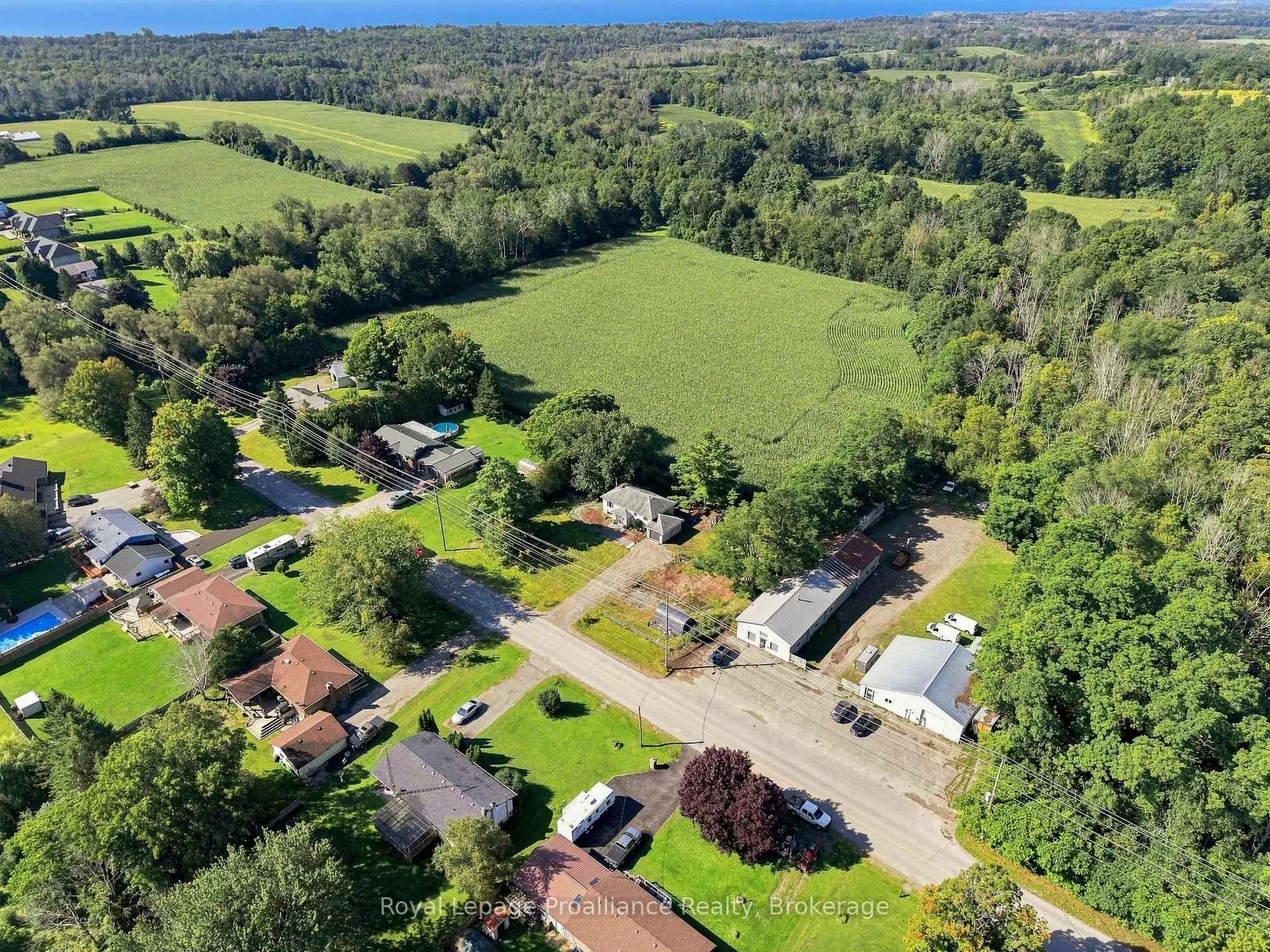 A pic from outside/outdoor area/front of a property/back of a property/a pic from drone, unknown for 464 Brimley Rd, Alnwick/Haldimand Ontario K0K 2G0