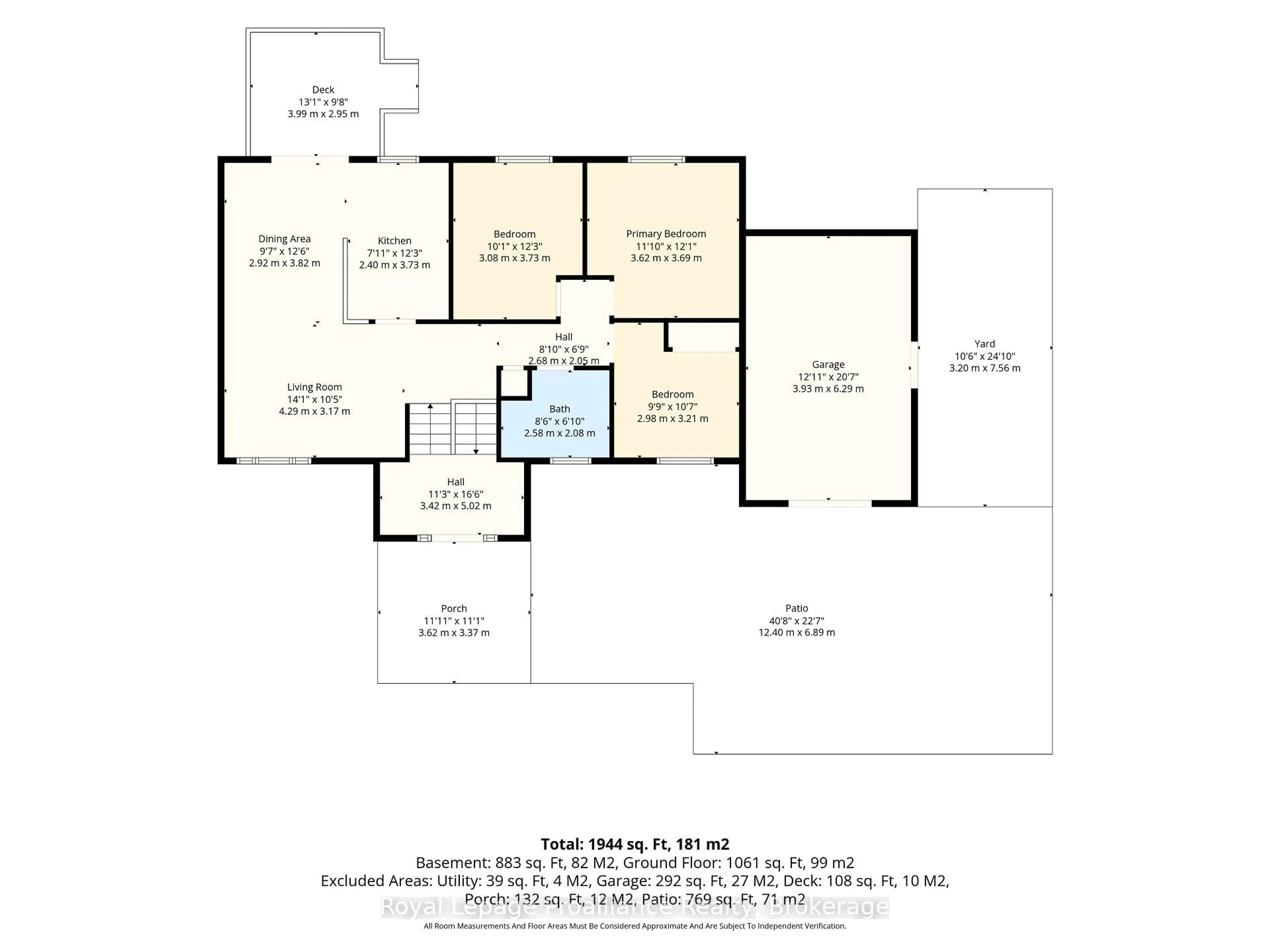 Floor plan for 464 Brimley Rd, Alnwick/Haldimand Ontario K0K 2G0