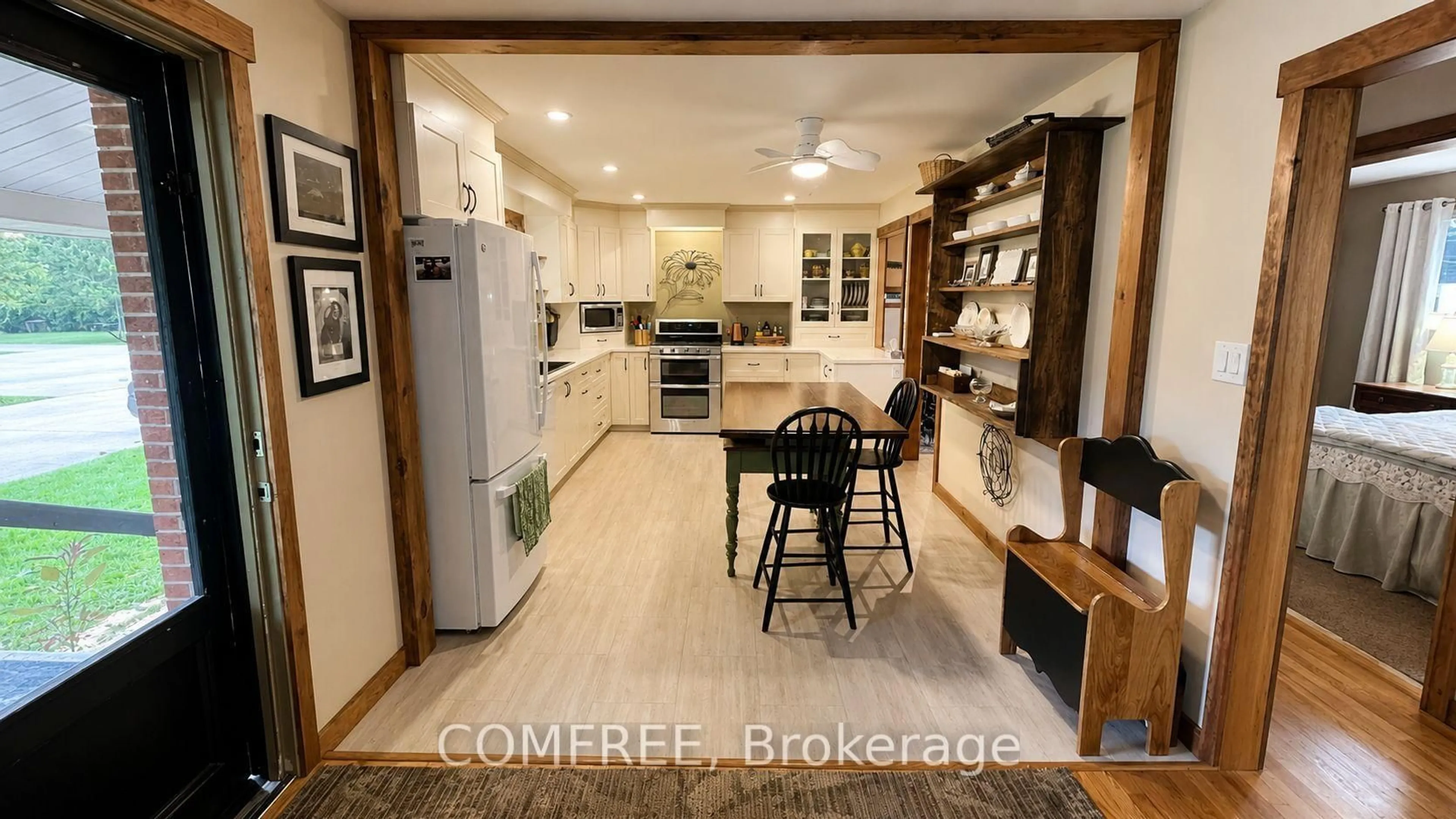 Open concept kitchen, ceramic/tile floor for 192 Clarchris Rd, Perth Ontario K7H 3C6