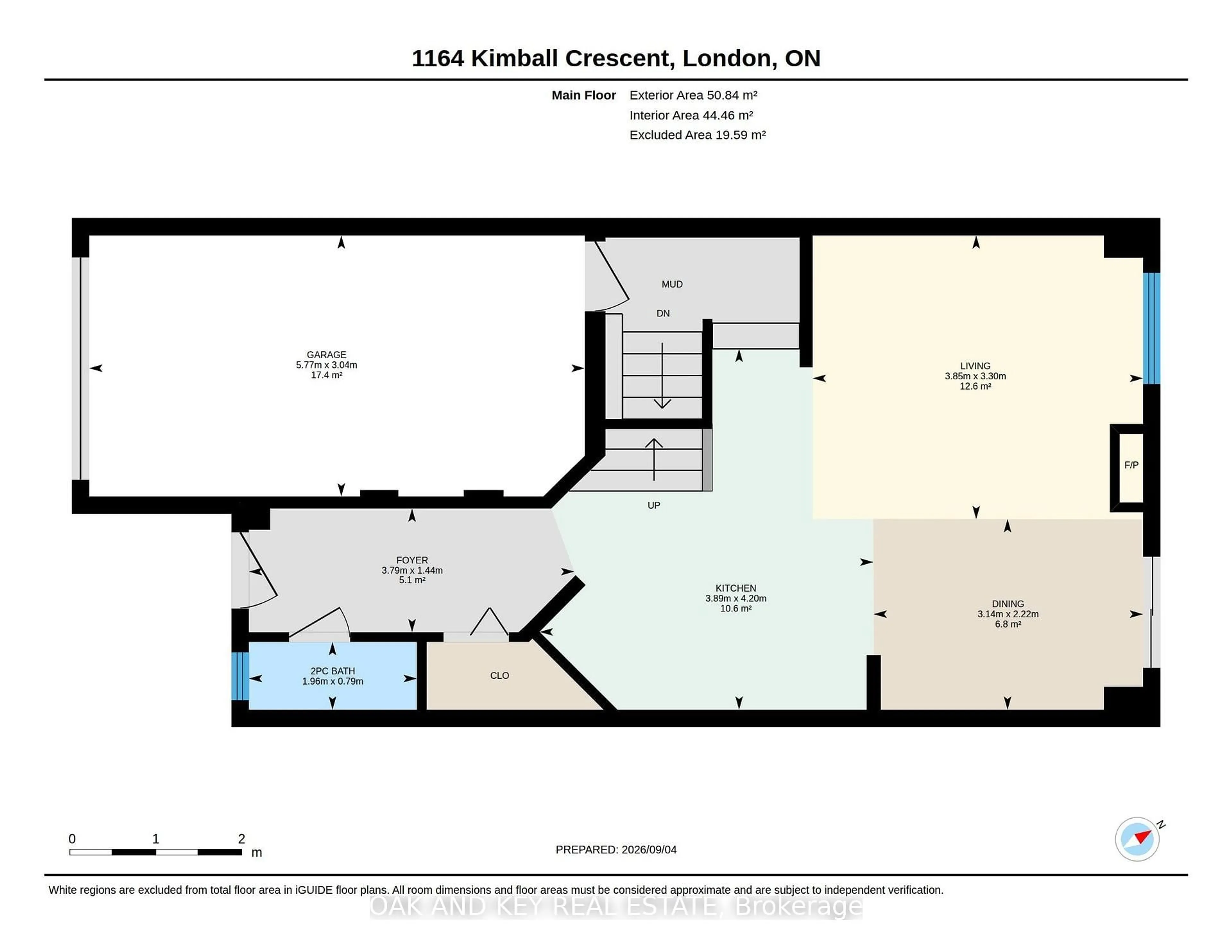 Floor plan for 1164 Kimball Cres, London North Ontario N6G 0A8