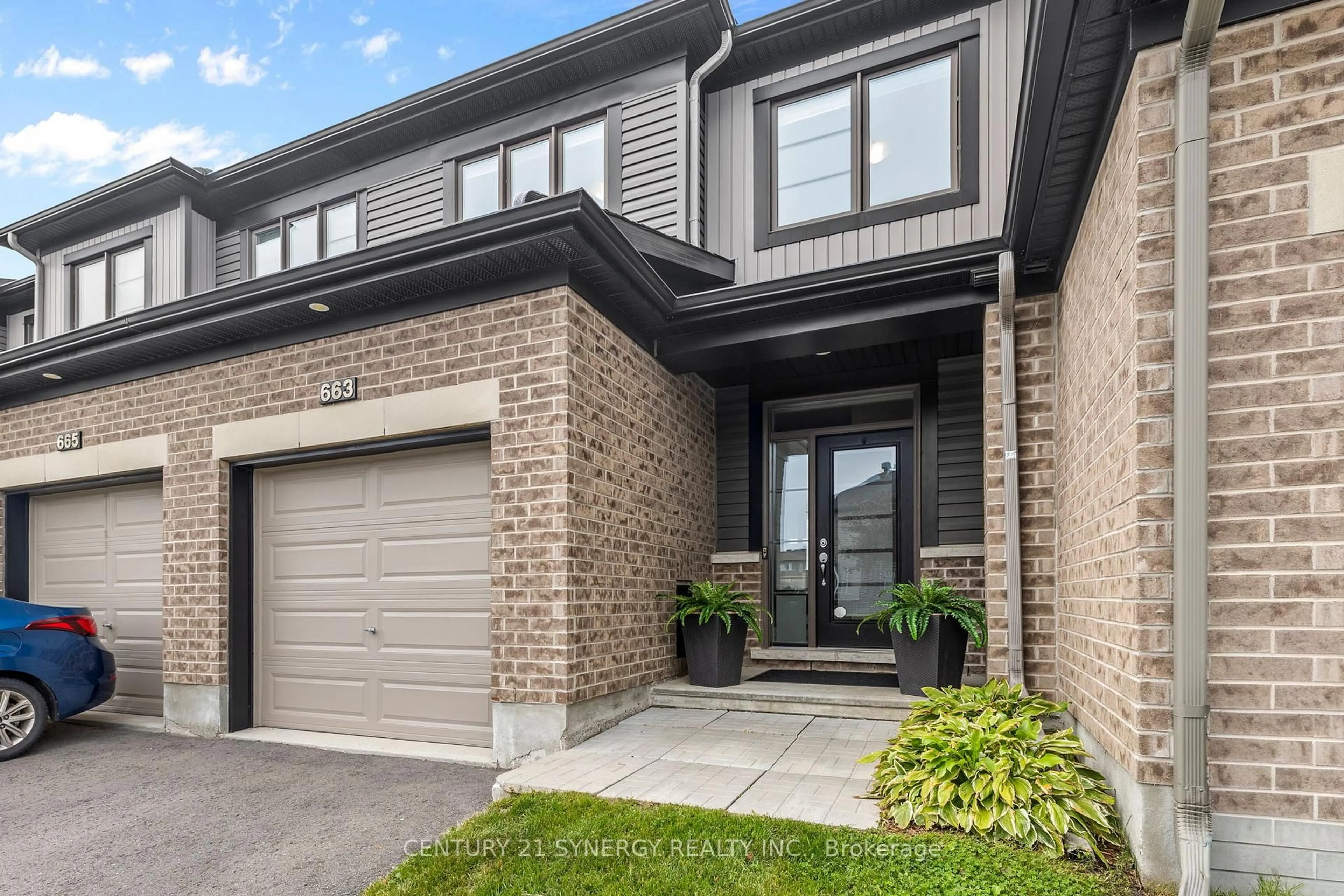 Home with brick exterior material, street for 663 Jerome Jodoin Dr, Ottawa Ontario K4A 1G9