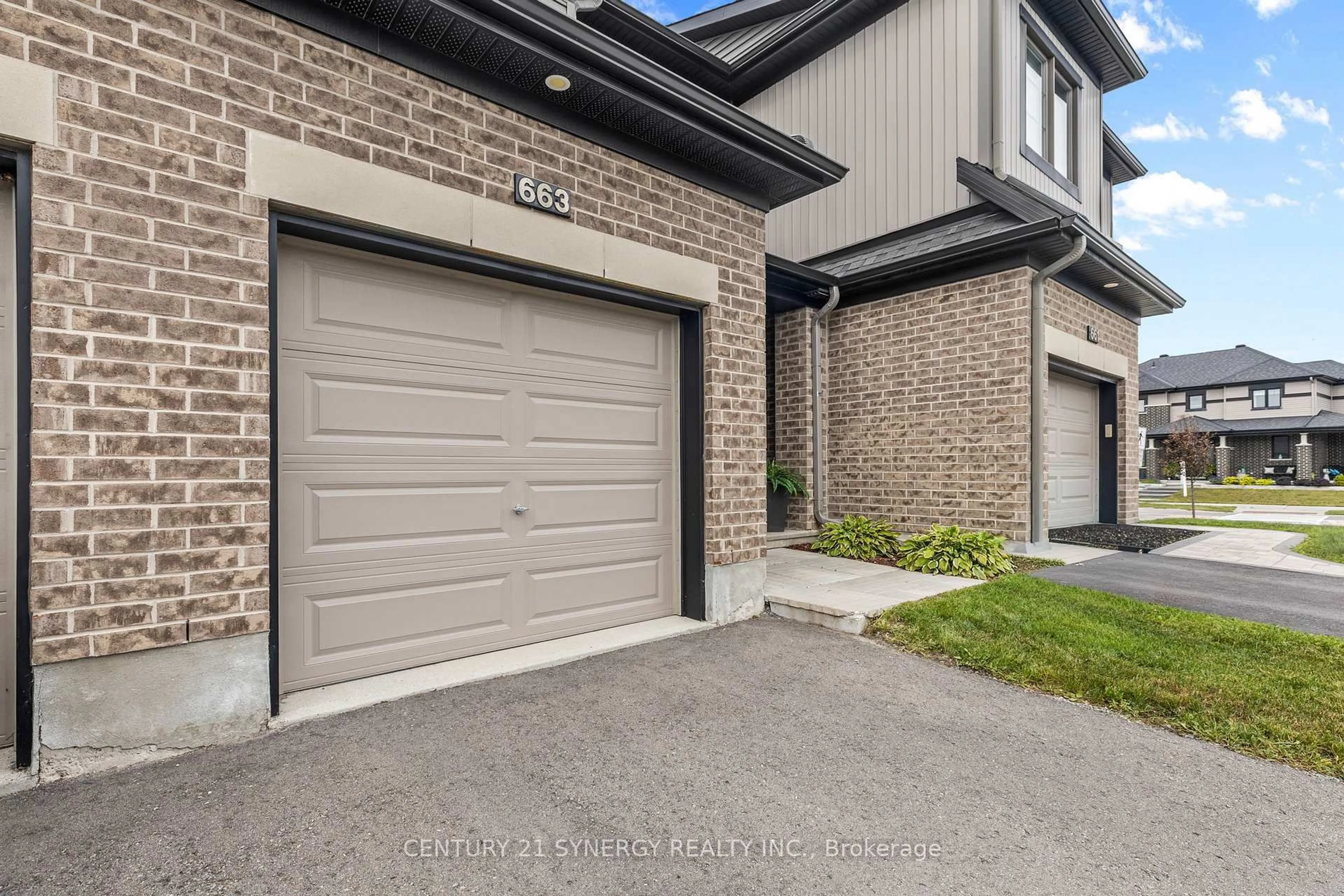 Home with brick exterior material, street for 663 Jerome Jodoin Dr, Ottawa Ontario K4A 1G9