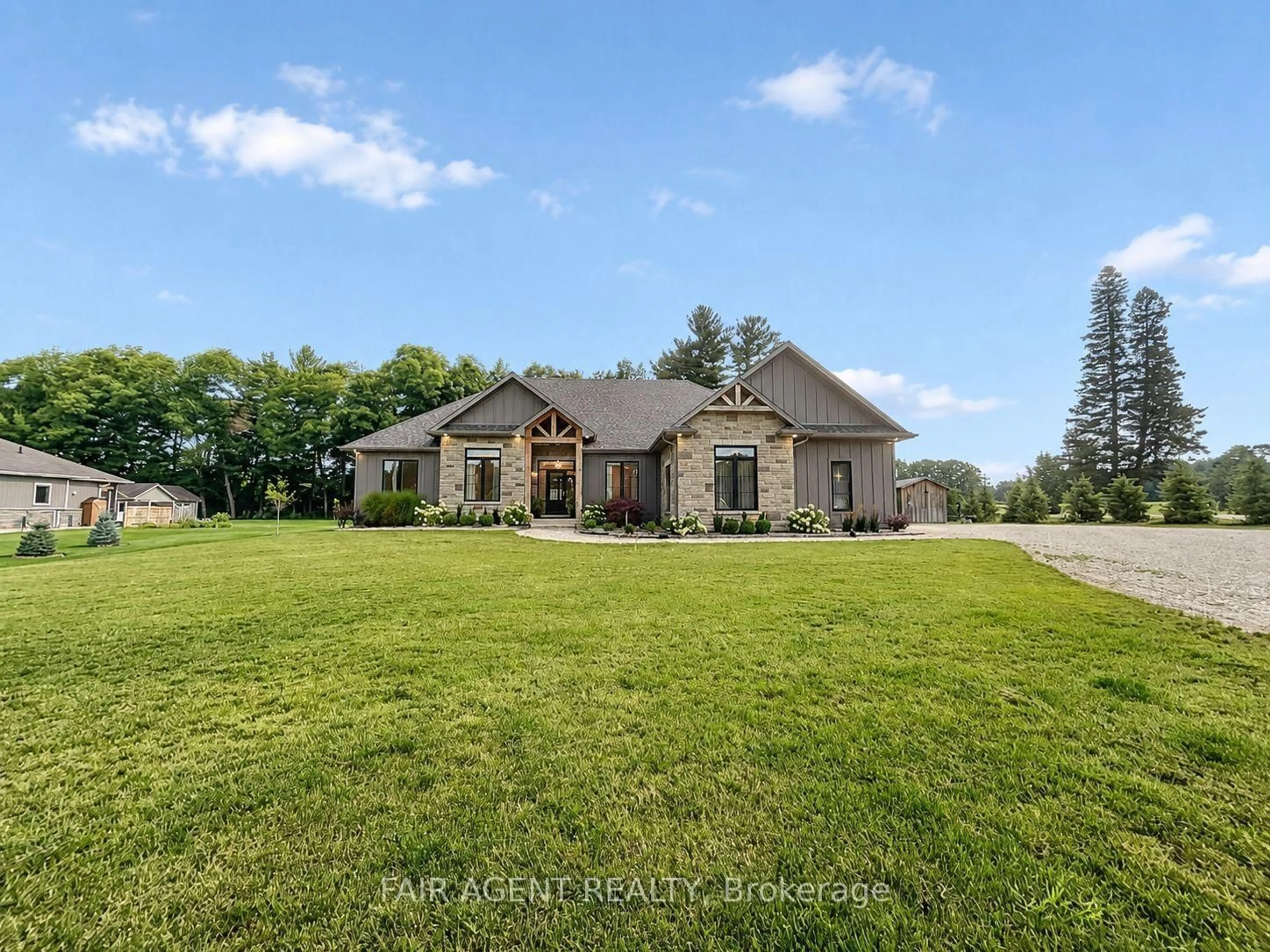 A pic from outside/outdoor area/front of a property/back of a property/a pic from drone, water/lake/river/ocean view for 93 Woodland Dr, Norfolk Ontario N3Y 4J9