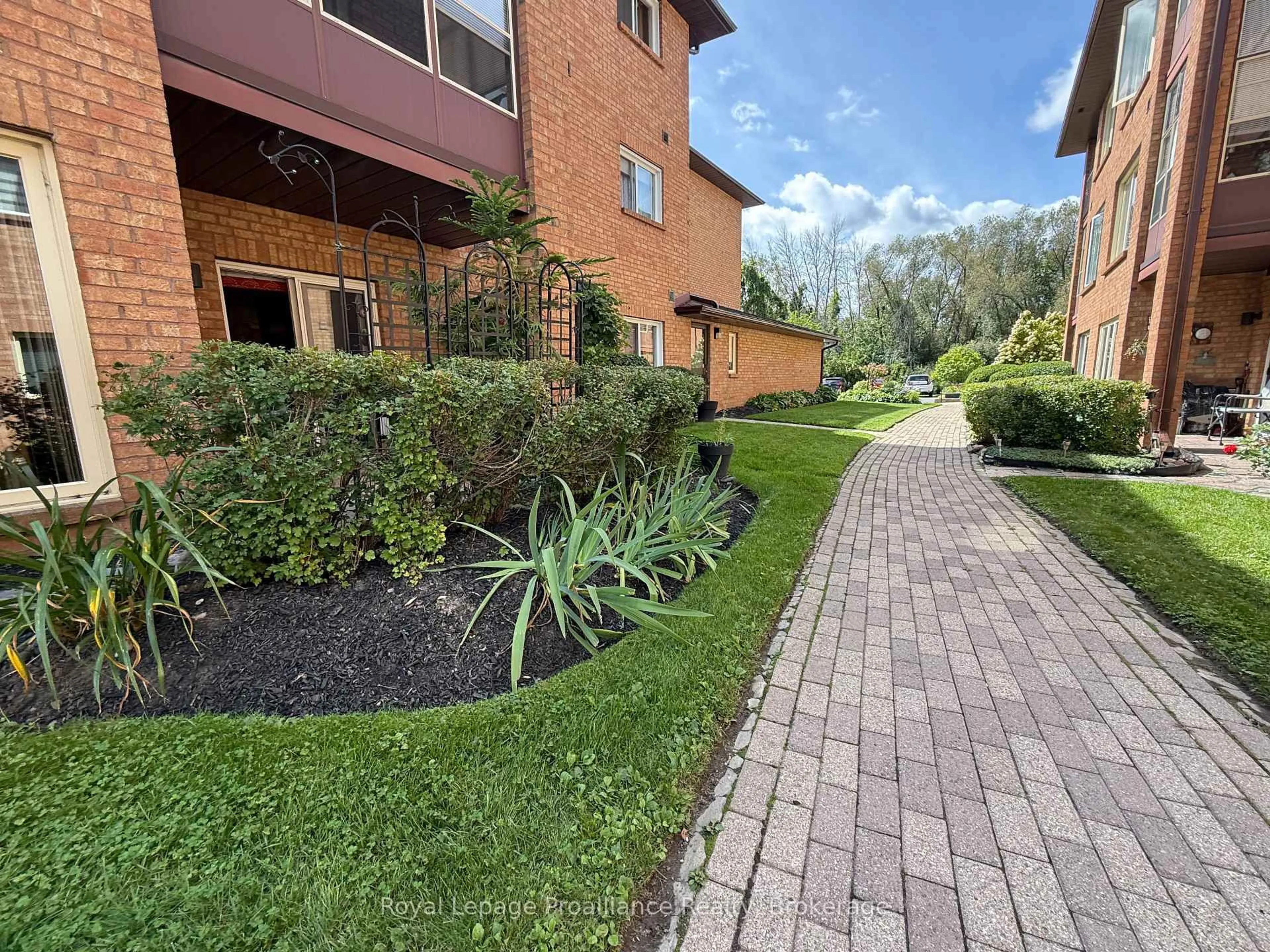 A pic from outside/outdoor area/front of a property/back of a property/a pic from drone, street for 2181 Walker Ave #102, Peterborough Ontario K9L 1T6
