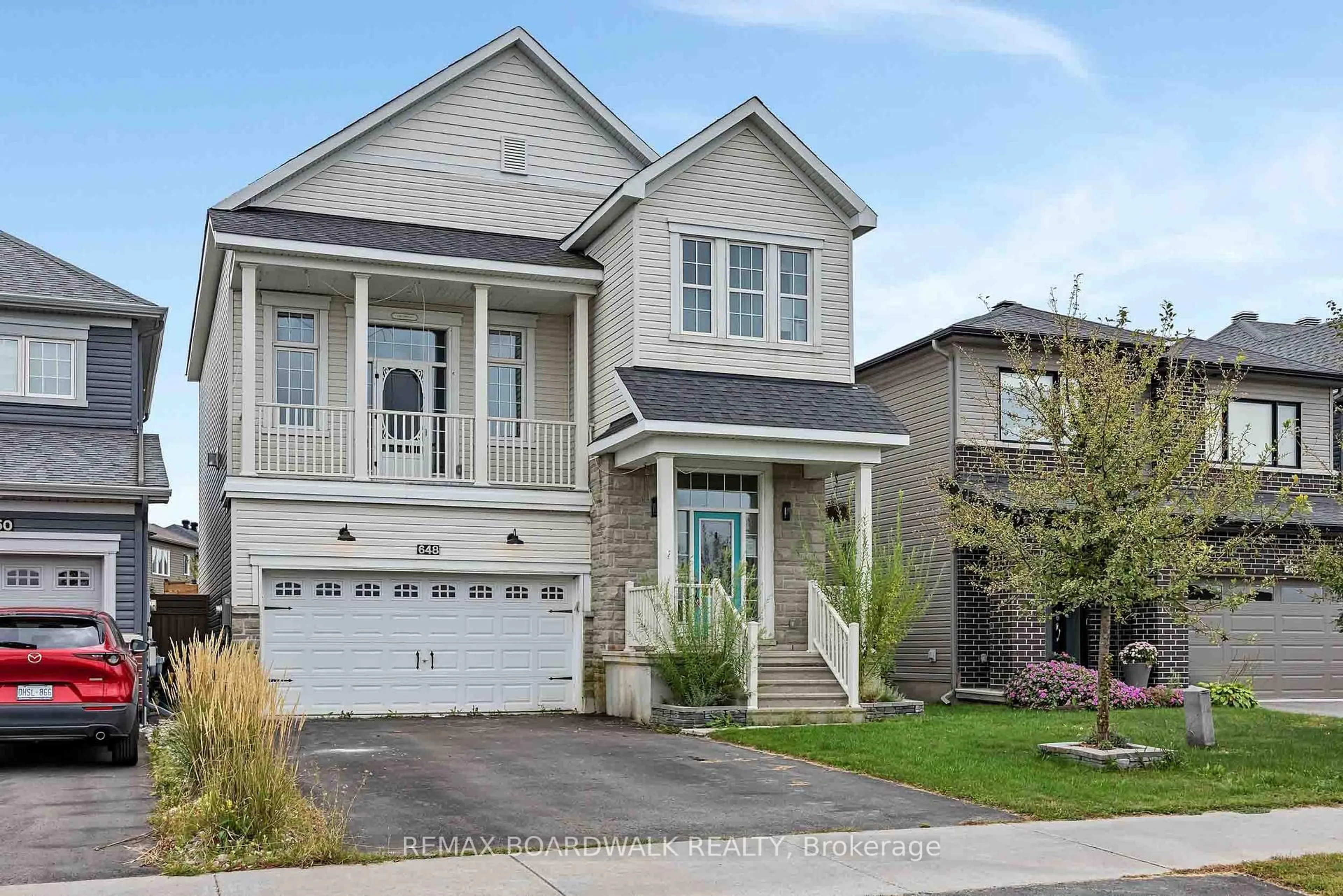 Home with vinyl exterior material, street for 648 Decoeur Dr, Orleans Ontario K4A 1G4