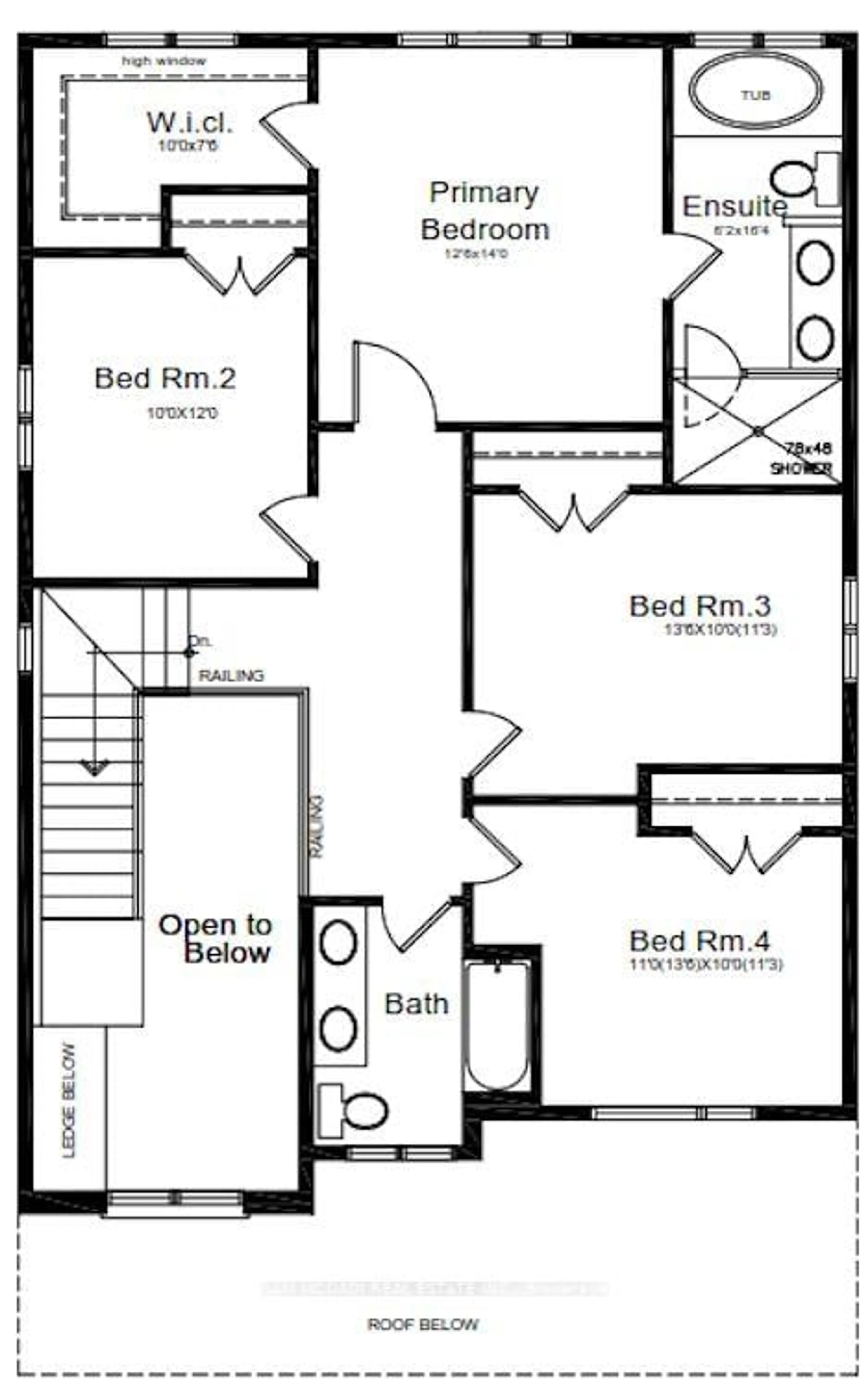 Floor plan for 14 Linden (LOT 4) Lane #Lot 4, Grimsby Ontario L3M 5M6
