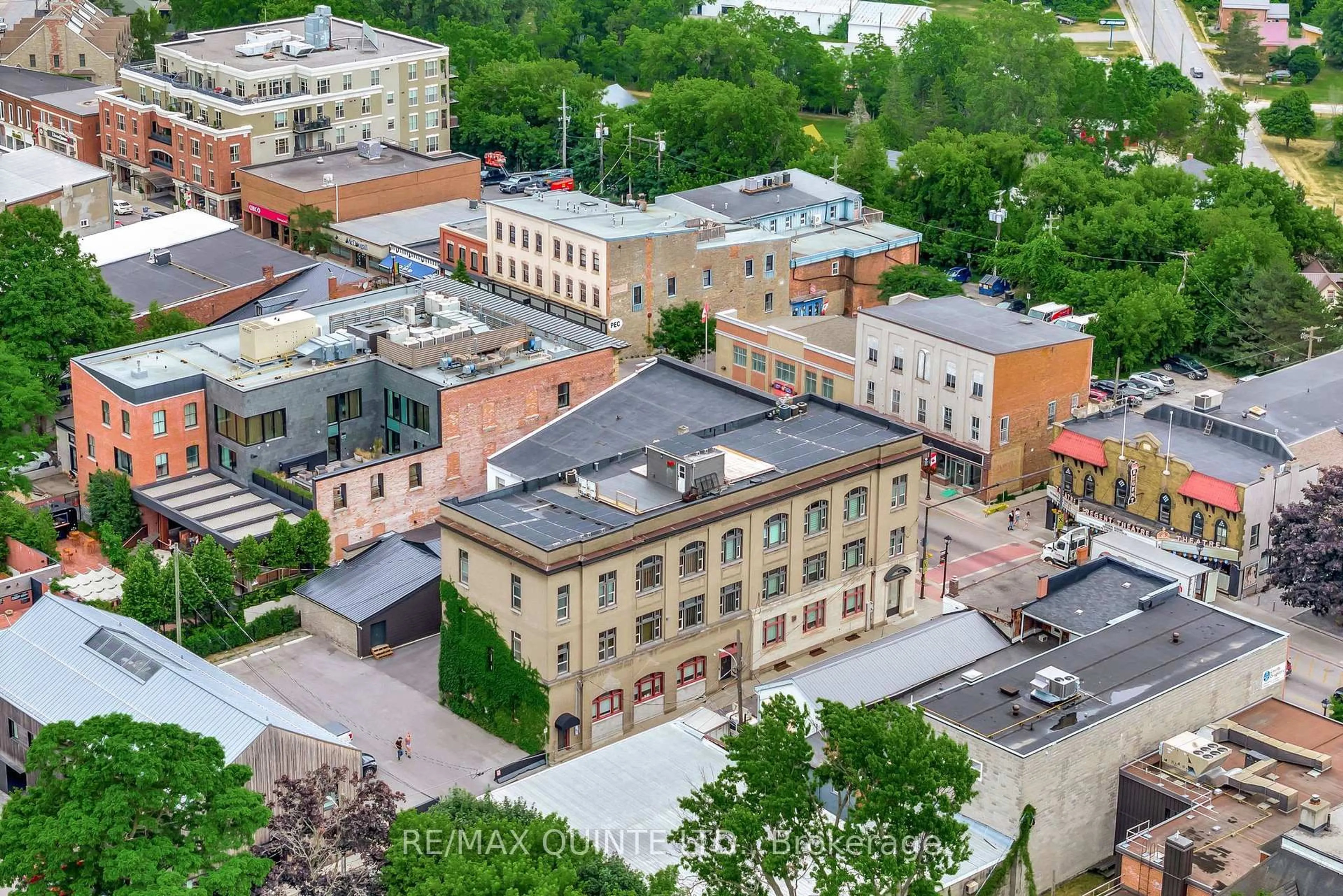A pic from outside/outdoor area/front of a property/back of a property/a pic from drone, city buildings view from balcony for 229 Main St, Prince Edward County Ontario K0K 2T0