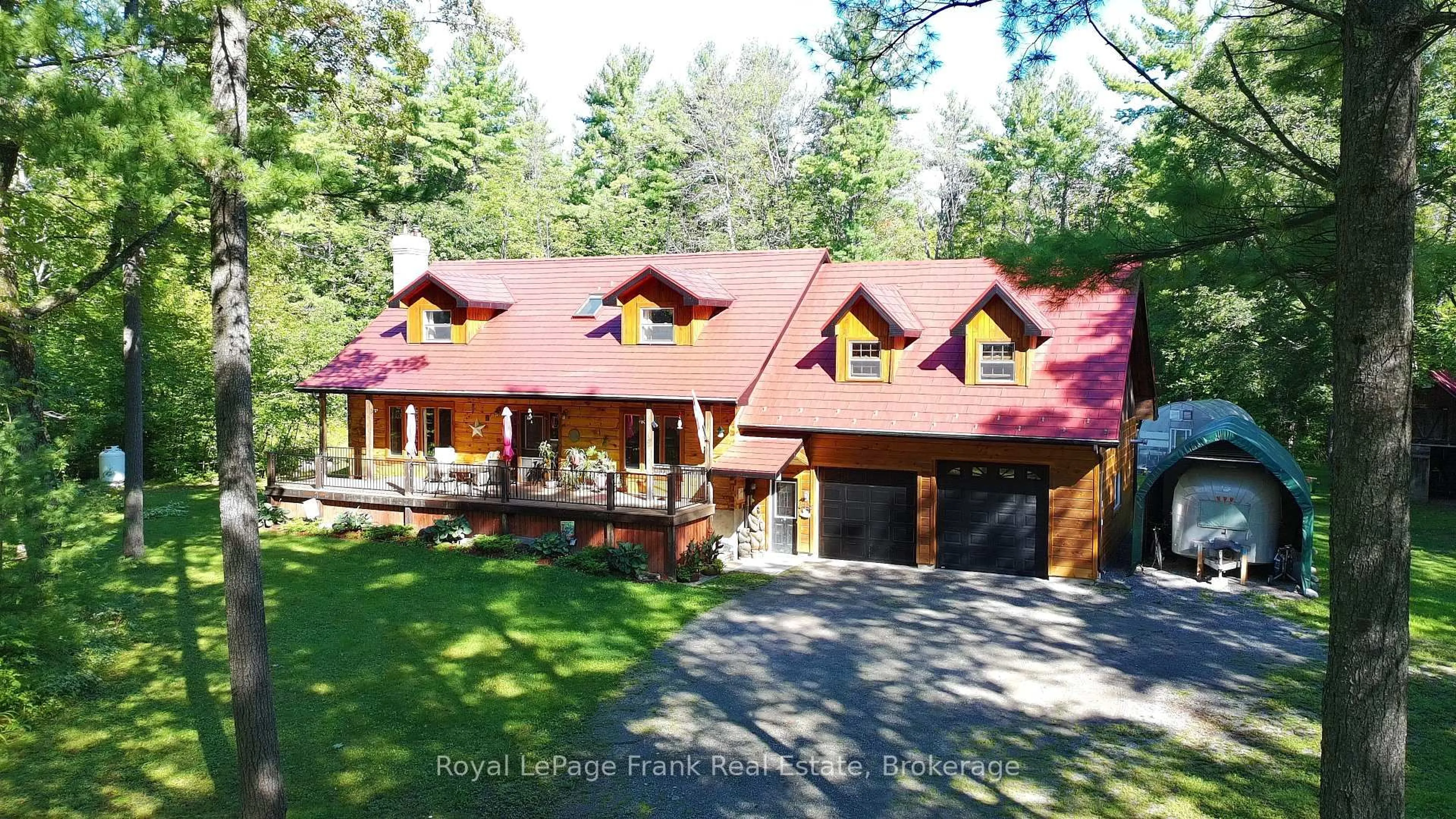 A pic from outside/outdoor area/front of a property/back of a property/a pic from drone, street for 858 Mill Rd, Madoc Ontario K0K 2K0