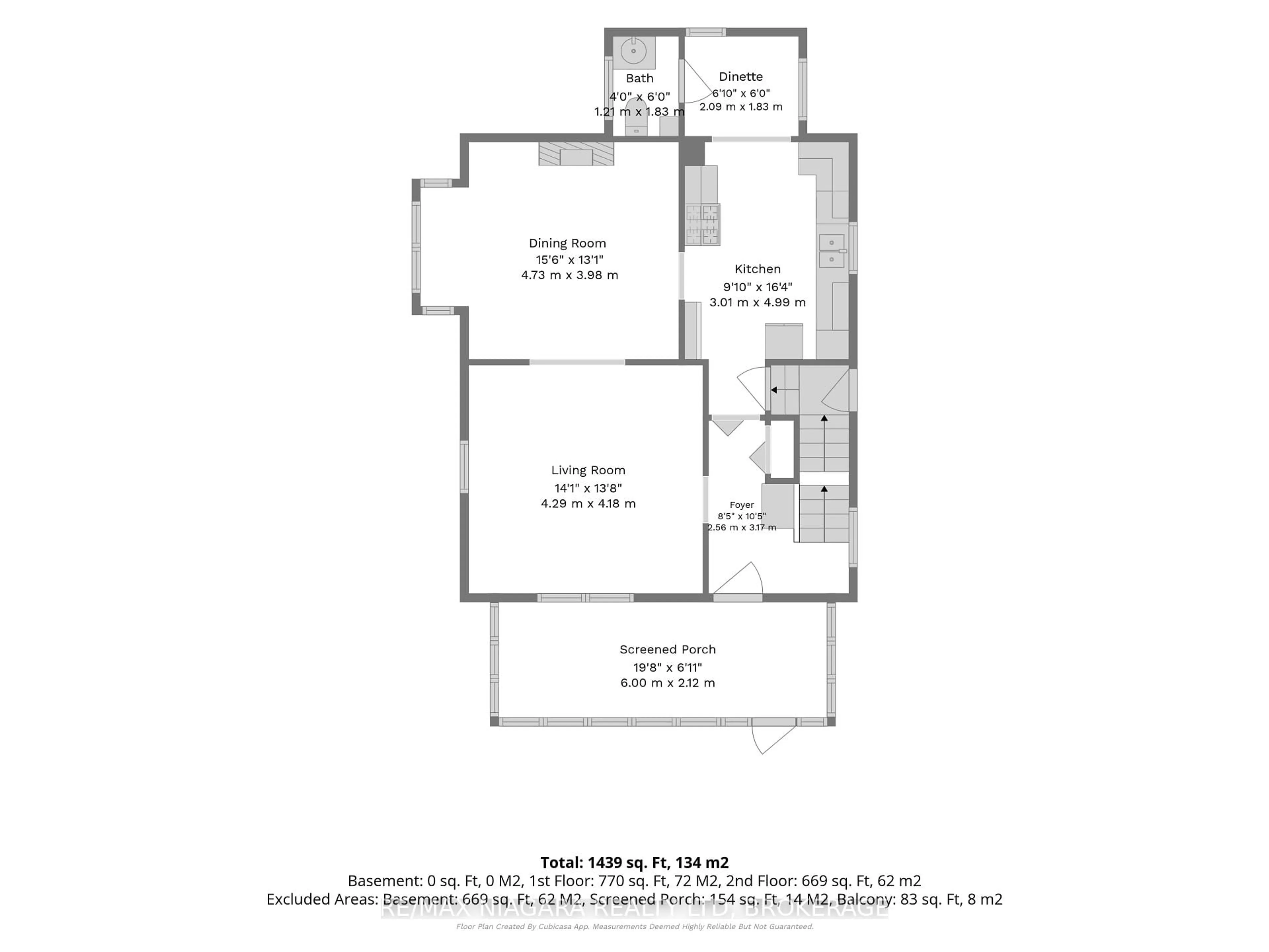 Floor plan for 241 Alexandra St, Port Colborne Ontario L3K 2Y9