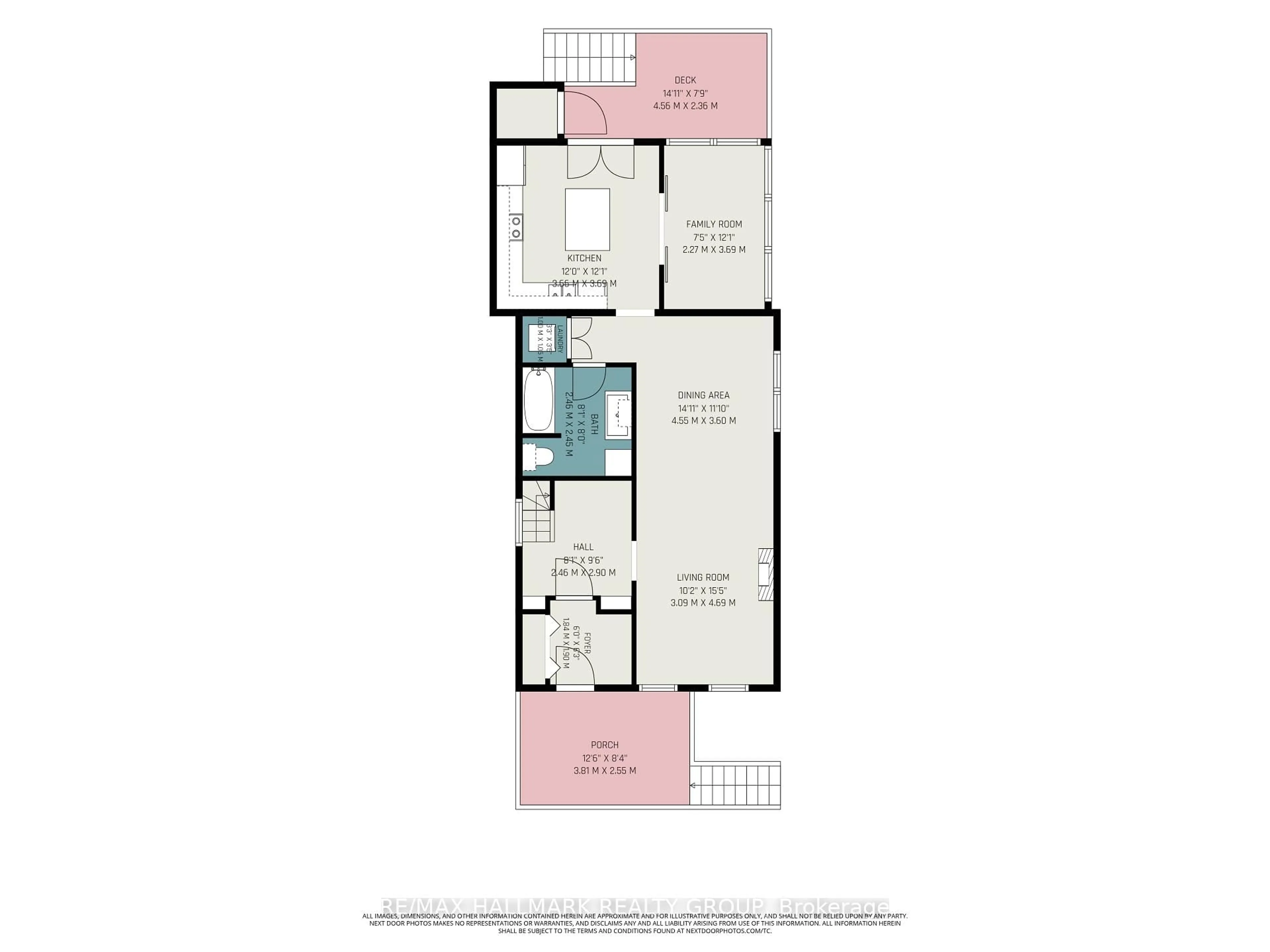 Floor plan for 70 Laval St, Ottawa Ontario K1L 7Z6