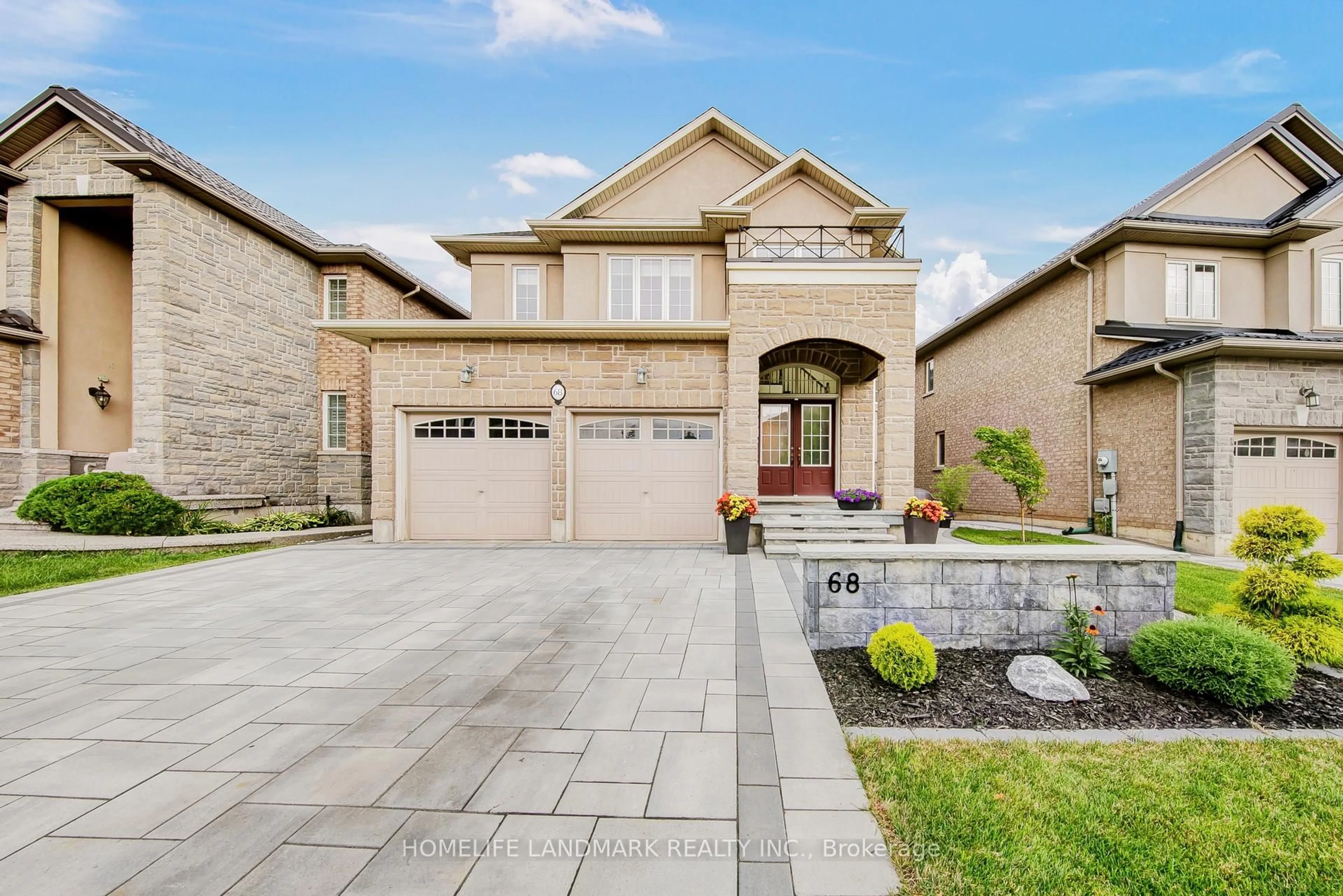 Home with brick exterior material, street for 68 Grandell Dr, Hamilton Ontario L9K 0H6