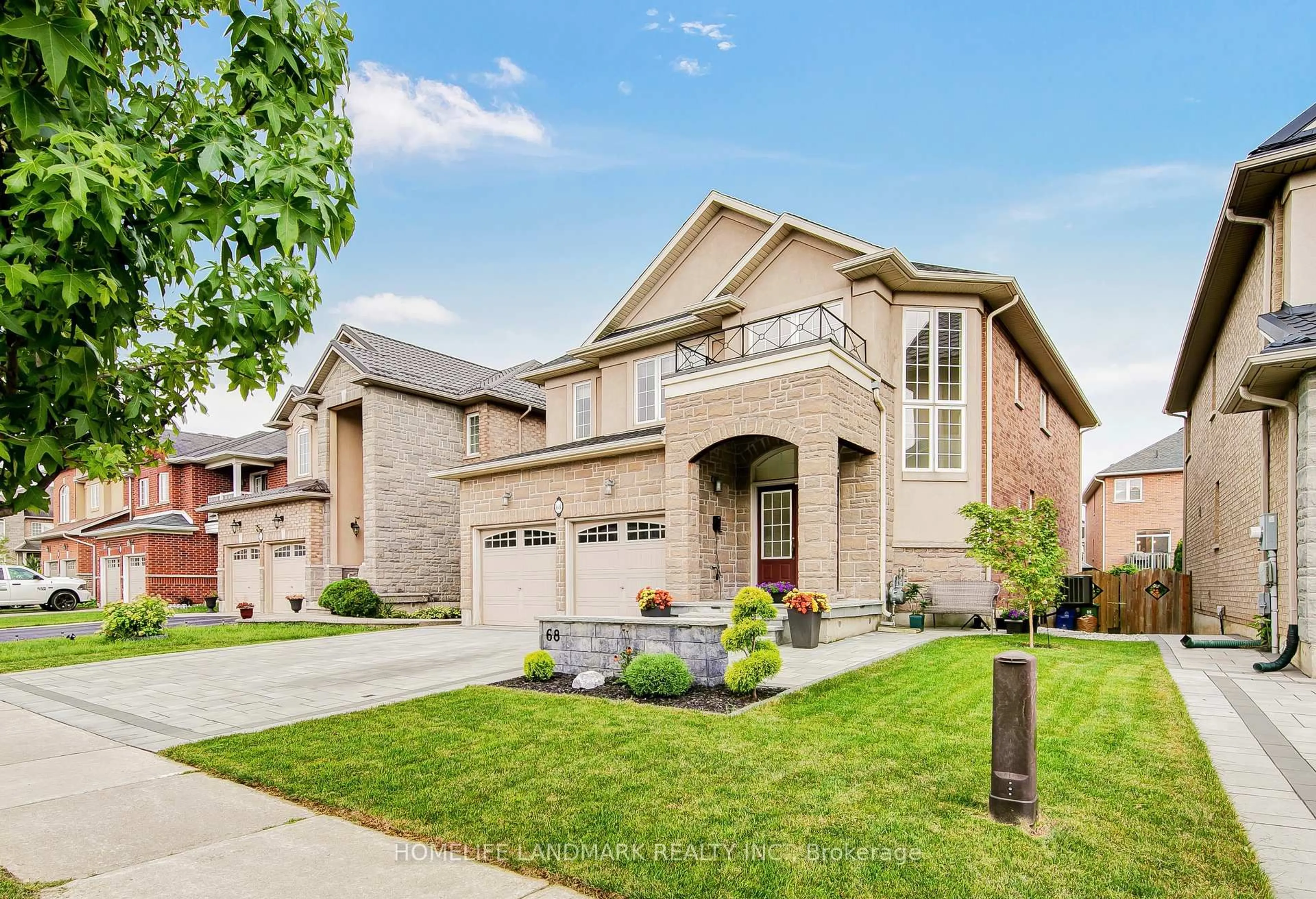 Home with brick exterior material, street for 68 Grandell Dr, Hamilton Ontario L9K 0H6