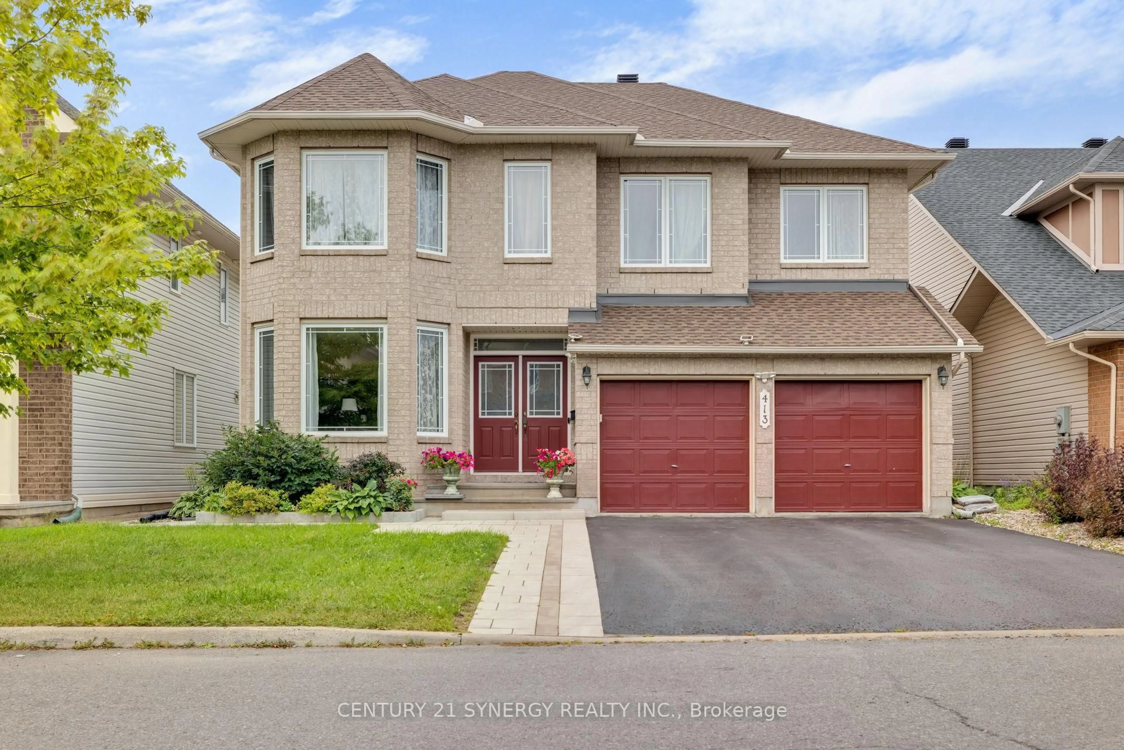 Home with brick exterior material, street for 413 Muirland Ave, Ottawa Ontario K4A 5G4
