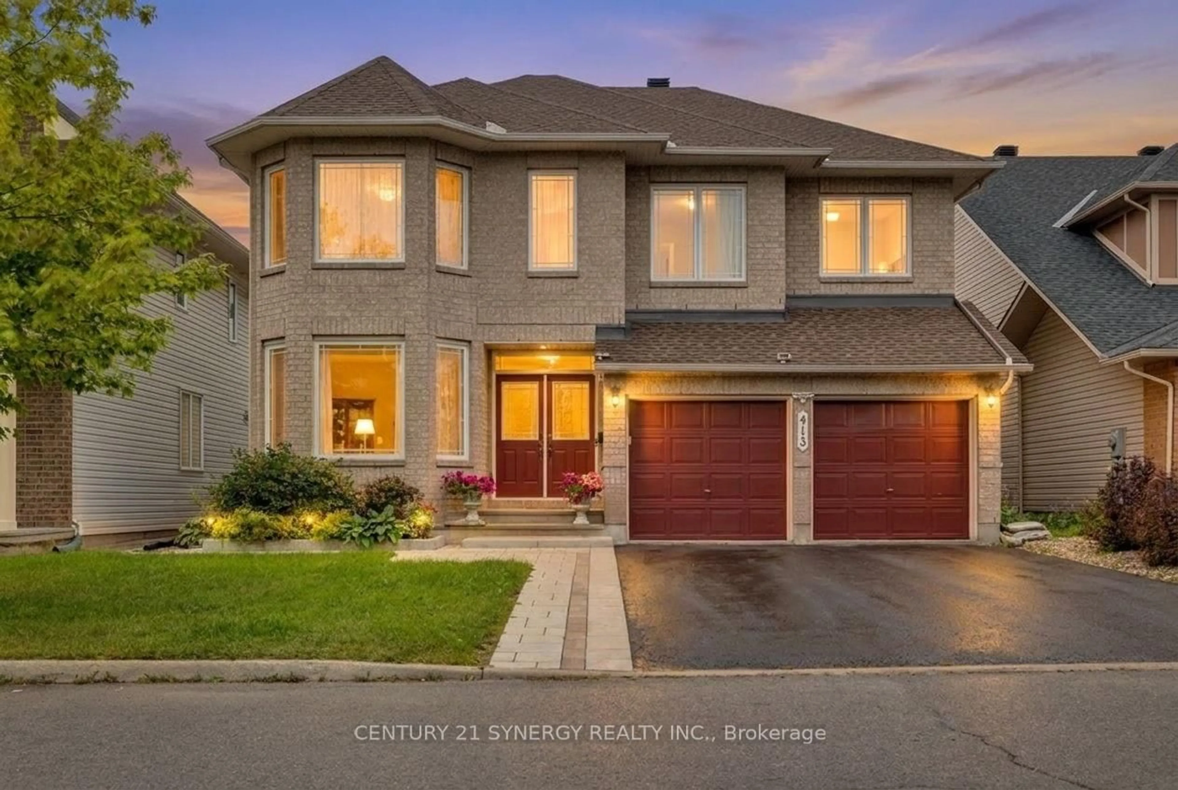 Home with brick exterior material, street for 413 Muirland Ave, Ottawa Ontario K4A 5G4