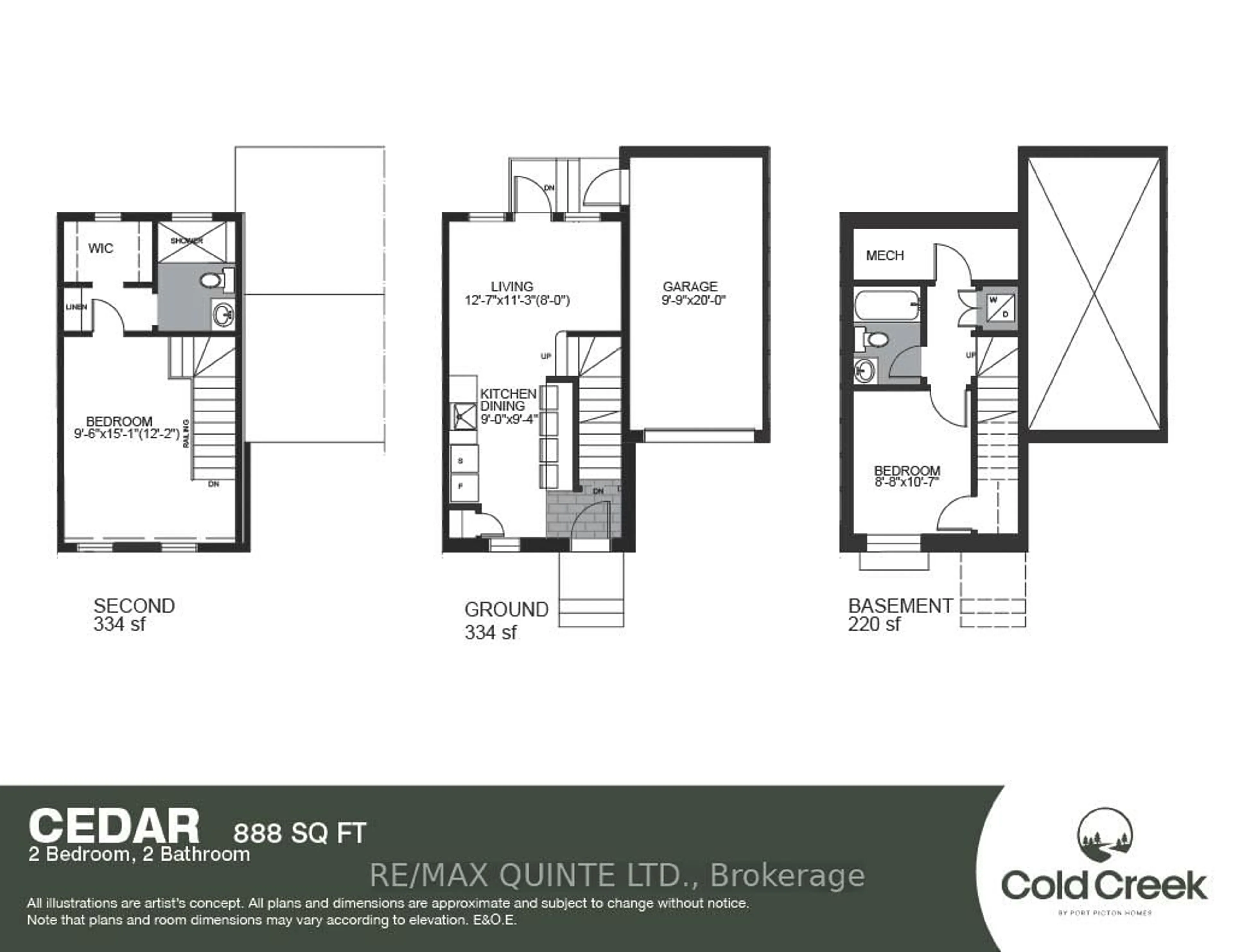 Floor plan for 60 Hineman St, Prince Edward County Ontario K0K 2T0