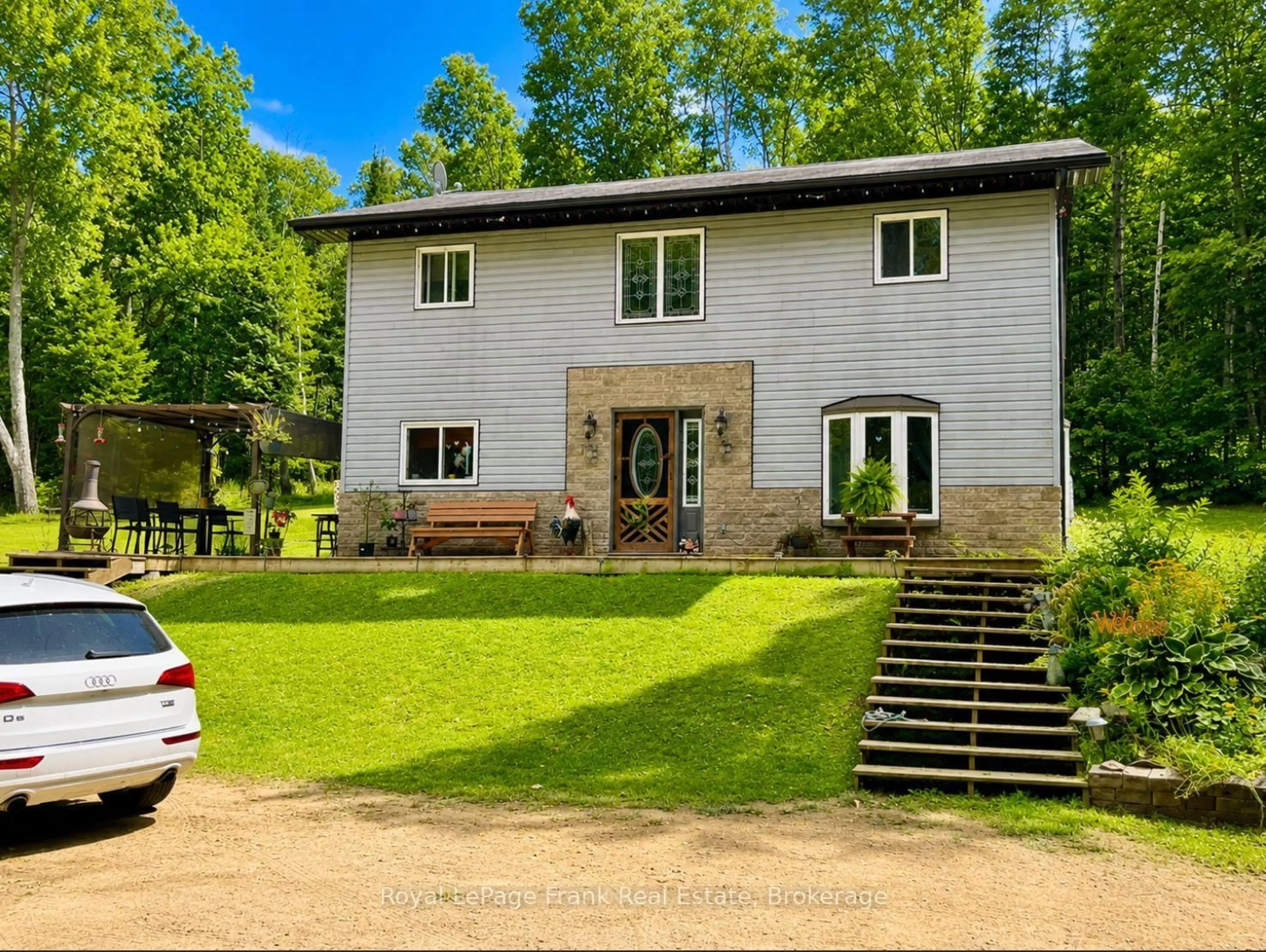 A pic from outside/outdoor area/front of a property/back of a property/a pic from drone, unknown for 1630 Musclow Greenview Rd, Bancroft Ontario K0L 1C0