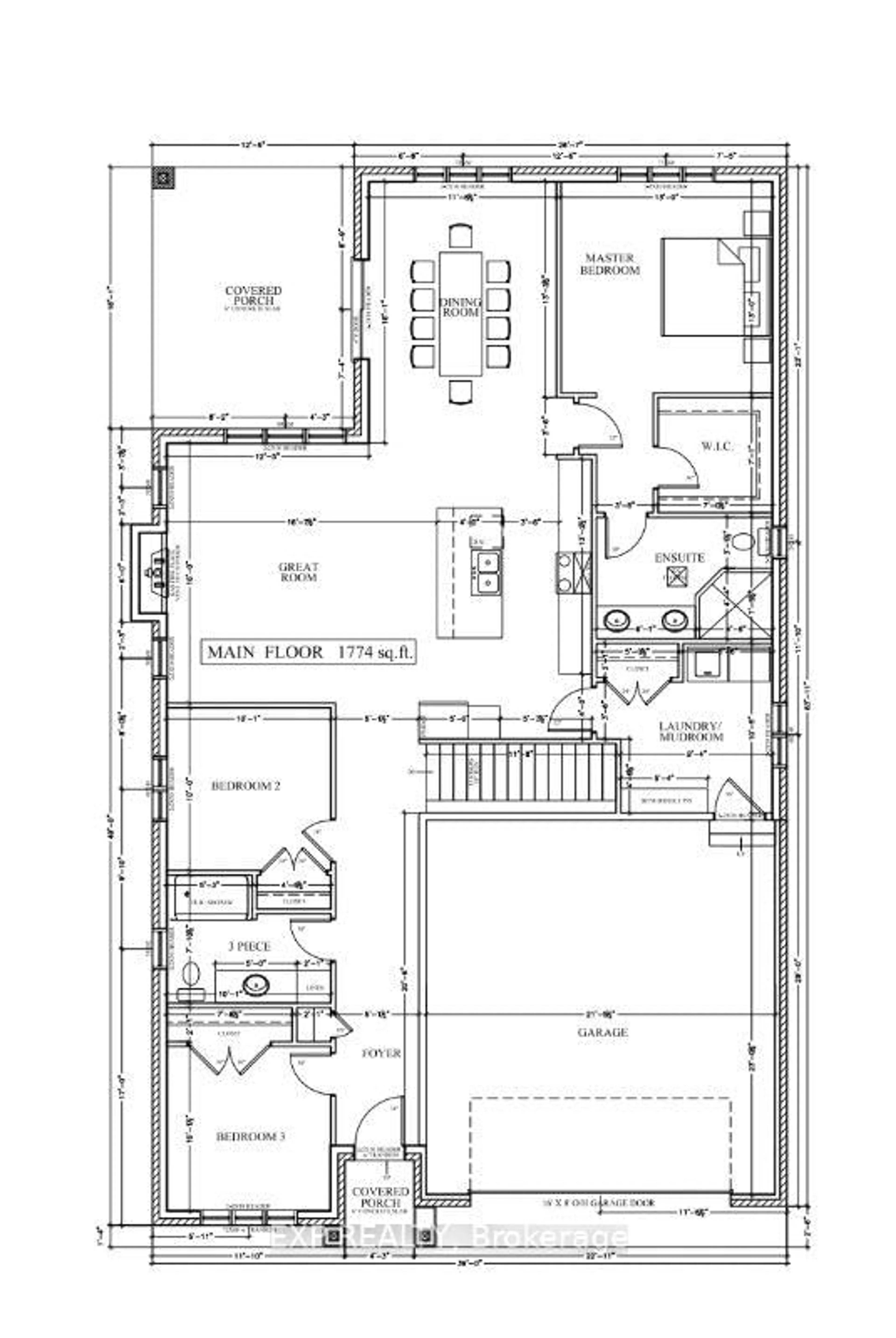 Floor plan for 70 Dearing Dr, South Huron Ontario N0M 1T0