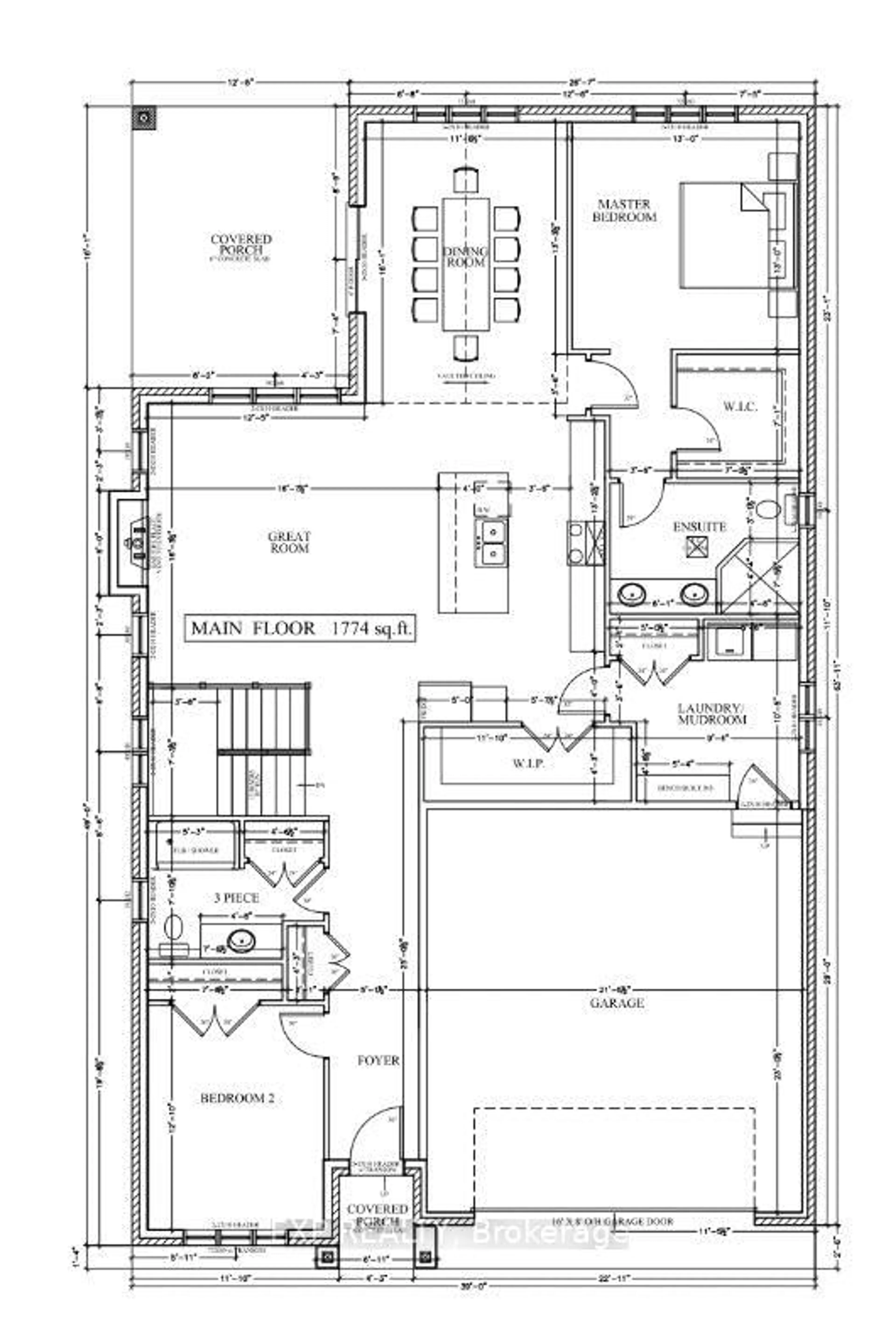 Floor plan for 70 Dearing Dr, South Huron Ontario N0M 1T0