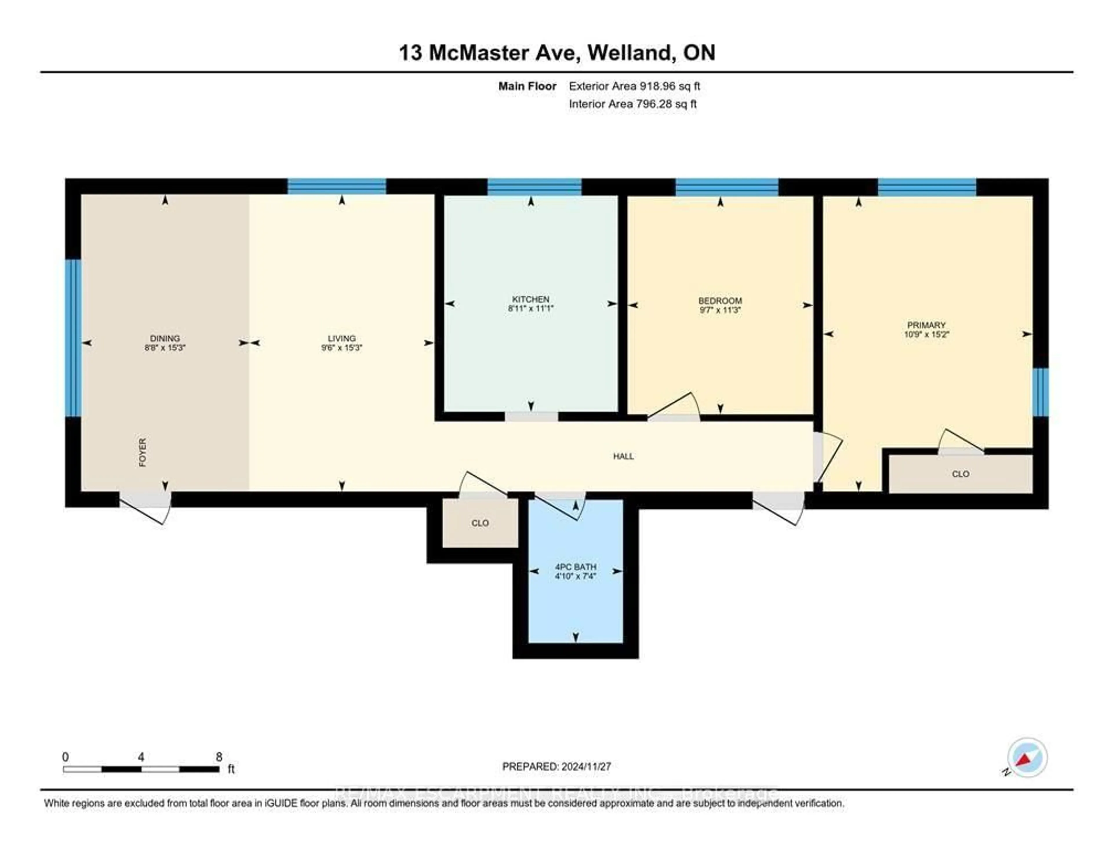 Floor plan for 13 McMaster Ave, Welland Ontario L3B 3S6