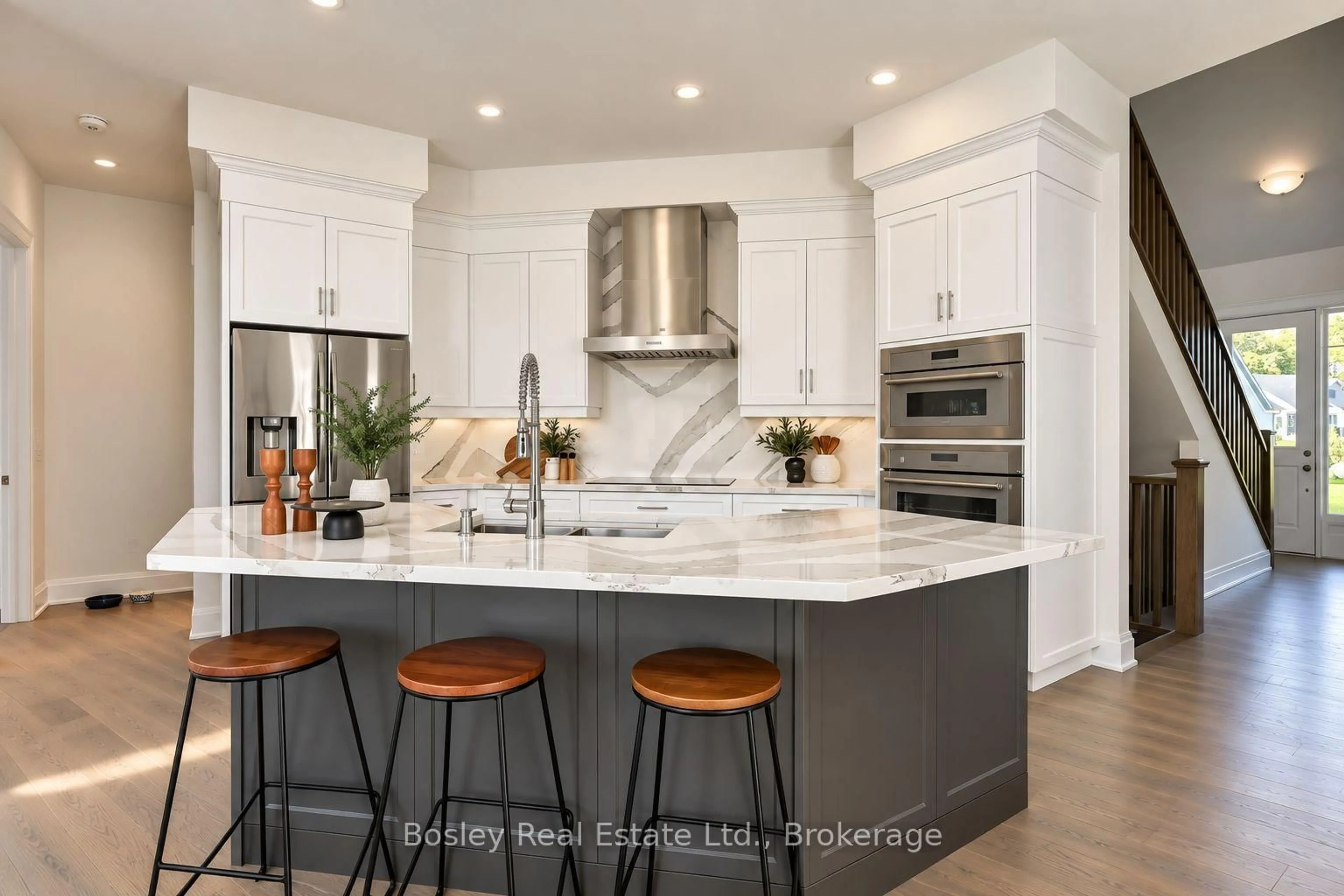 Open concept kitchen, ceramic/tile floor for 117 Beacon Dr #17, Blue Mountains Ontario N0H 2P0